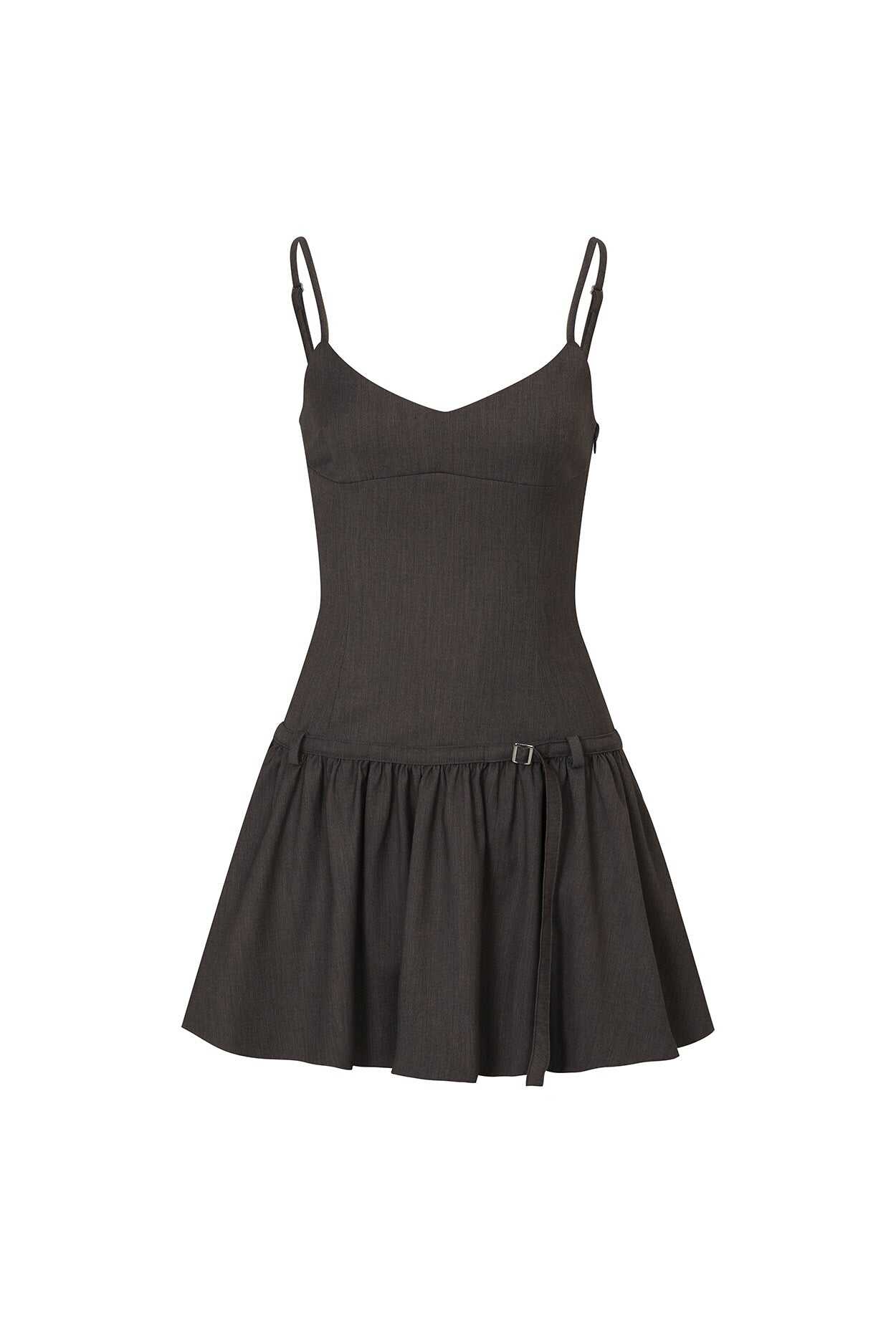 PAIN OR PLEASURE BIANCA DRESS MELANGE BROWN