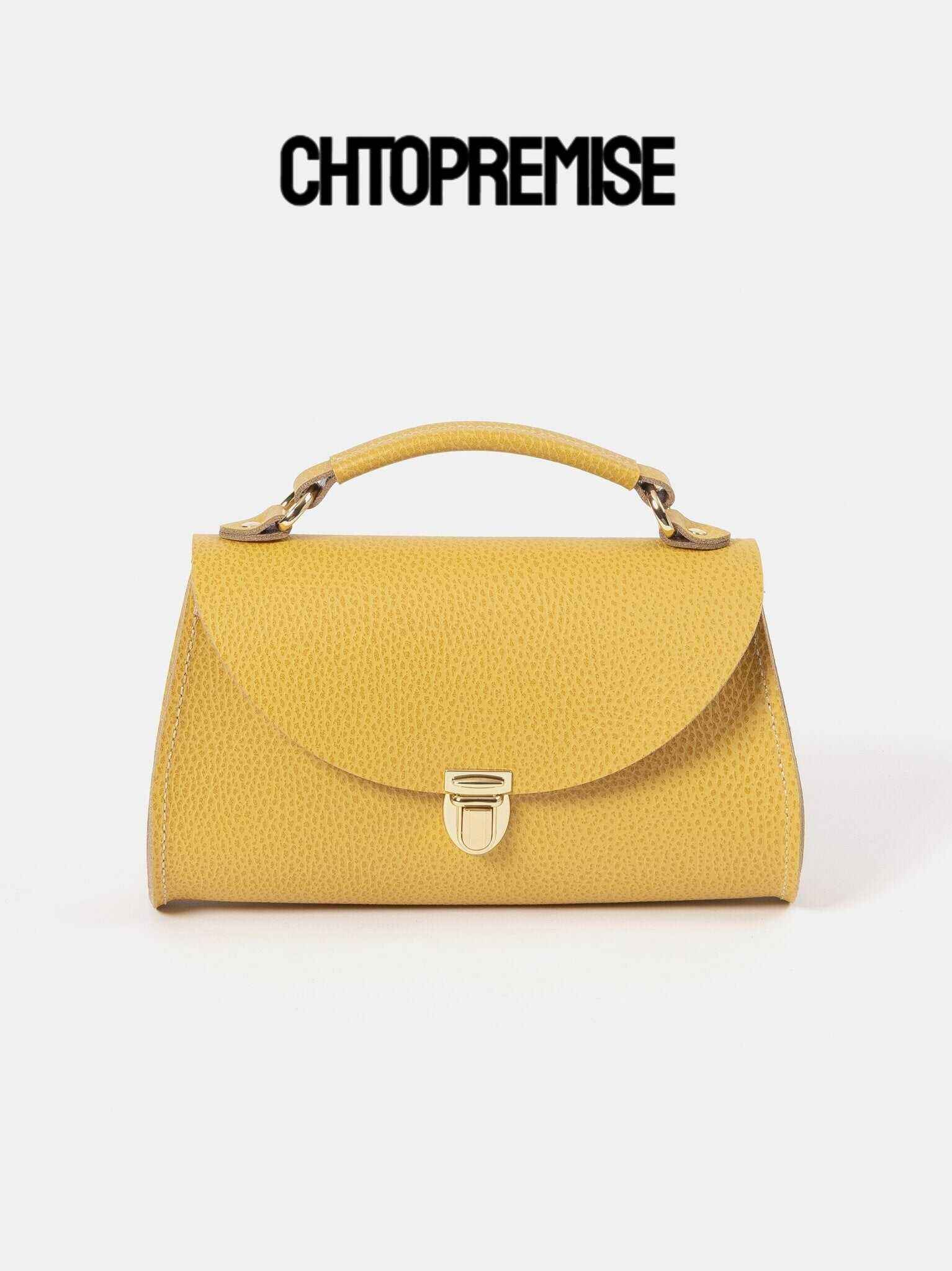 The Mini Poppy - Indian Yellow Matte Celtic Grain