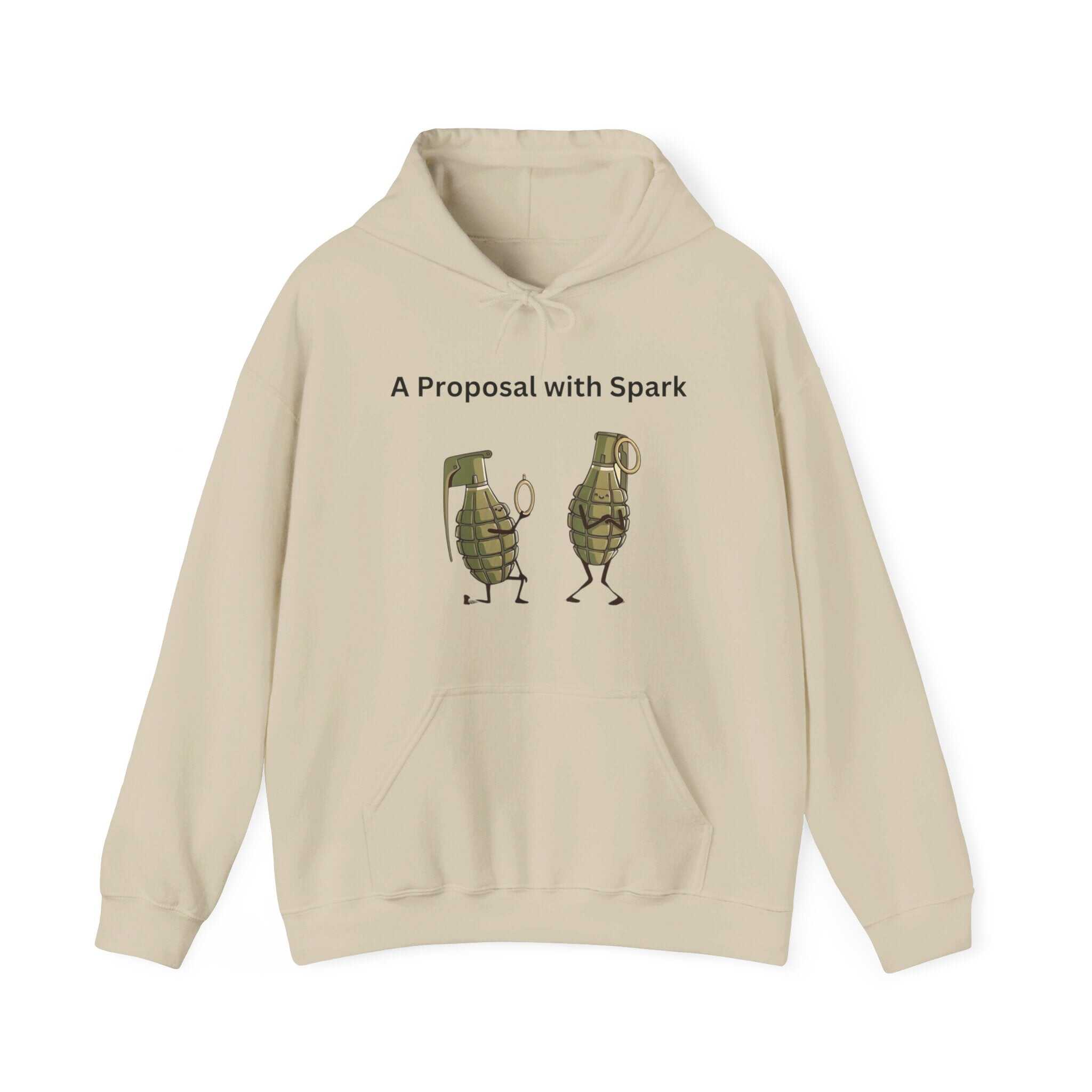 ZCKBDA Proposal with Spark. Unisex Heavy Blend™ Hooded Sweatshirt