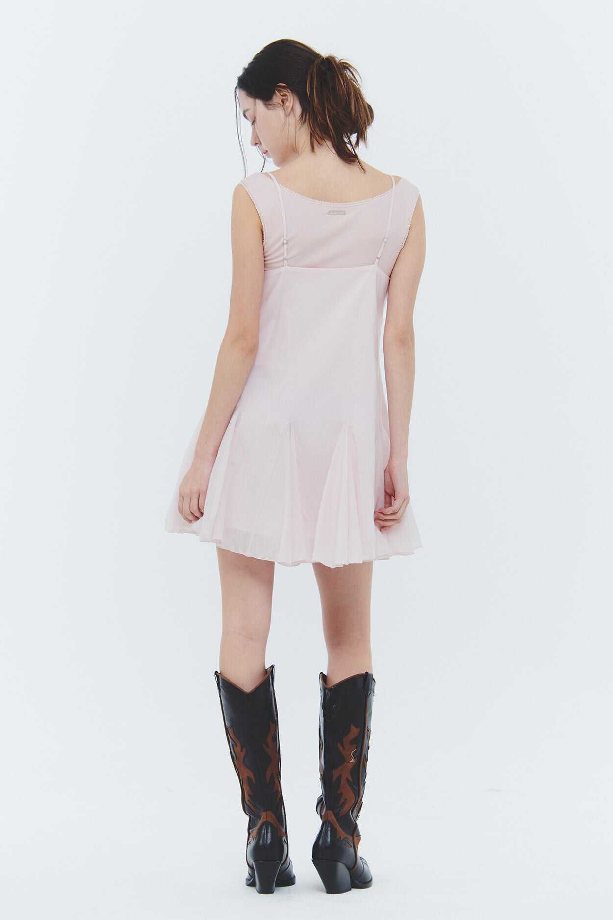 PAIN OR PLEASURE ARIEL LACE DRESS PINK