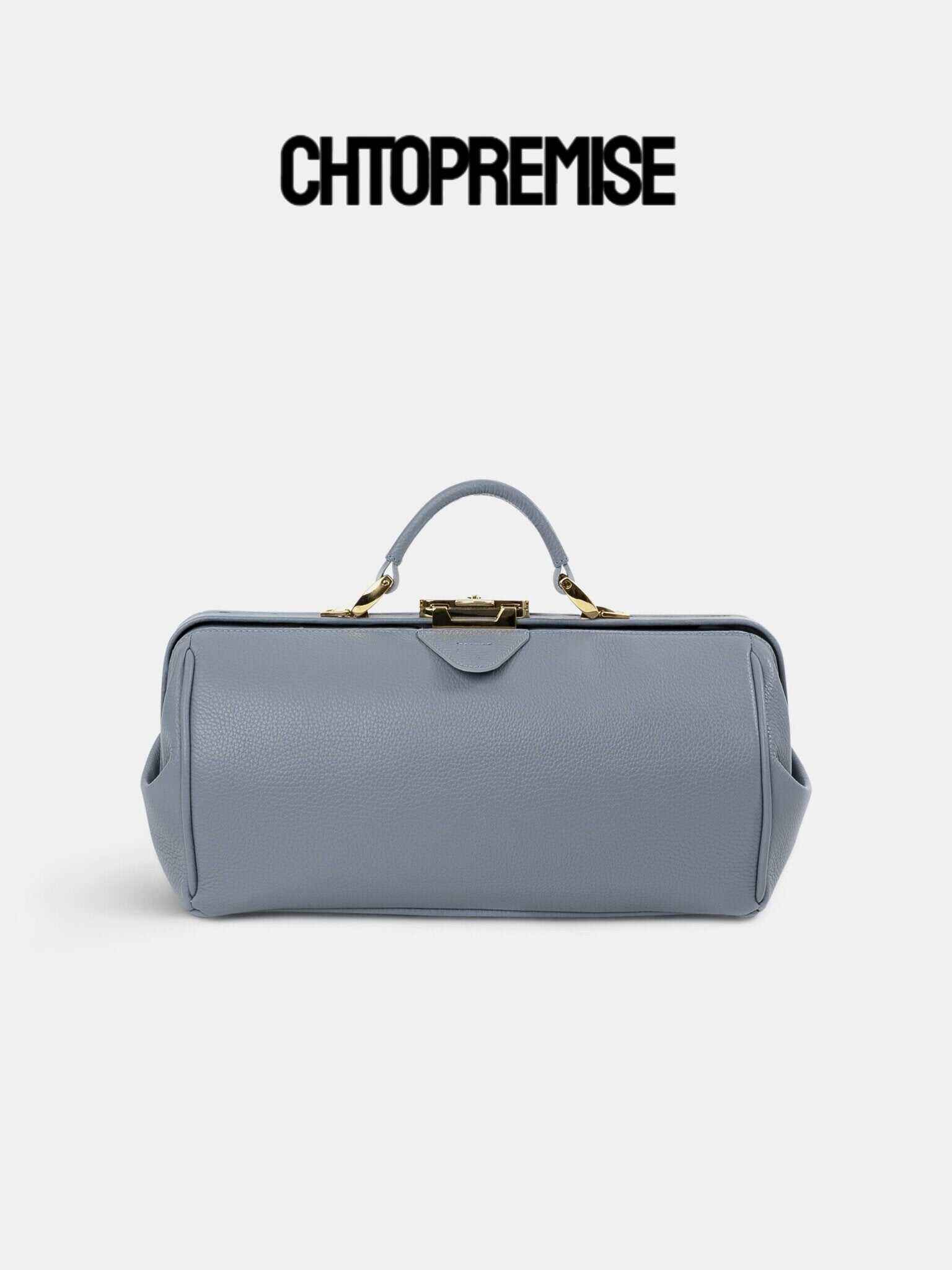 The Doctor's Bag -  French Grey Calf Grain