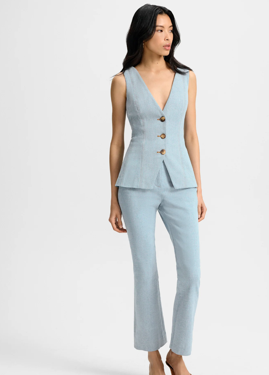 Veronica Beard Hawthorne Pant in Blue Mirage