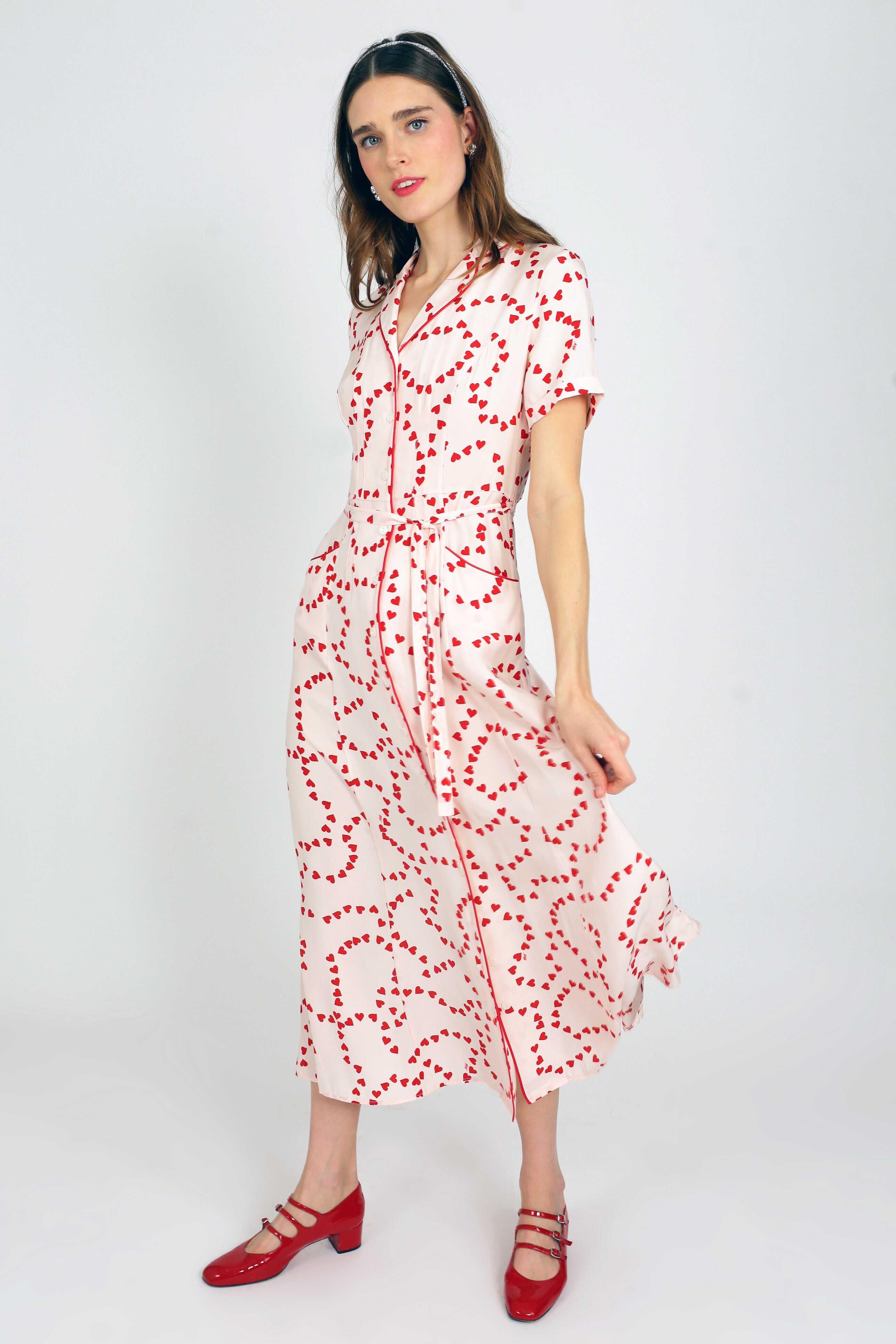 Silk Long Maria Dress