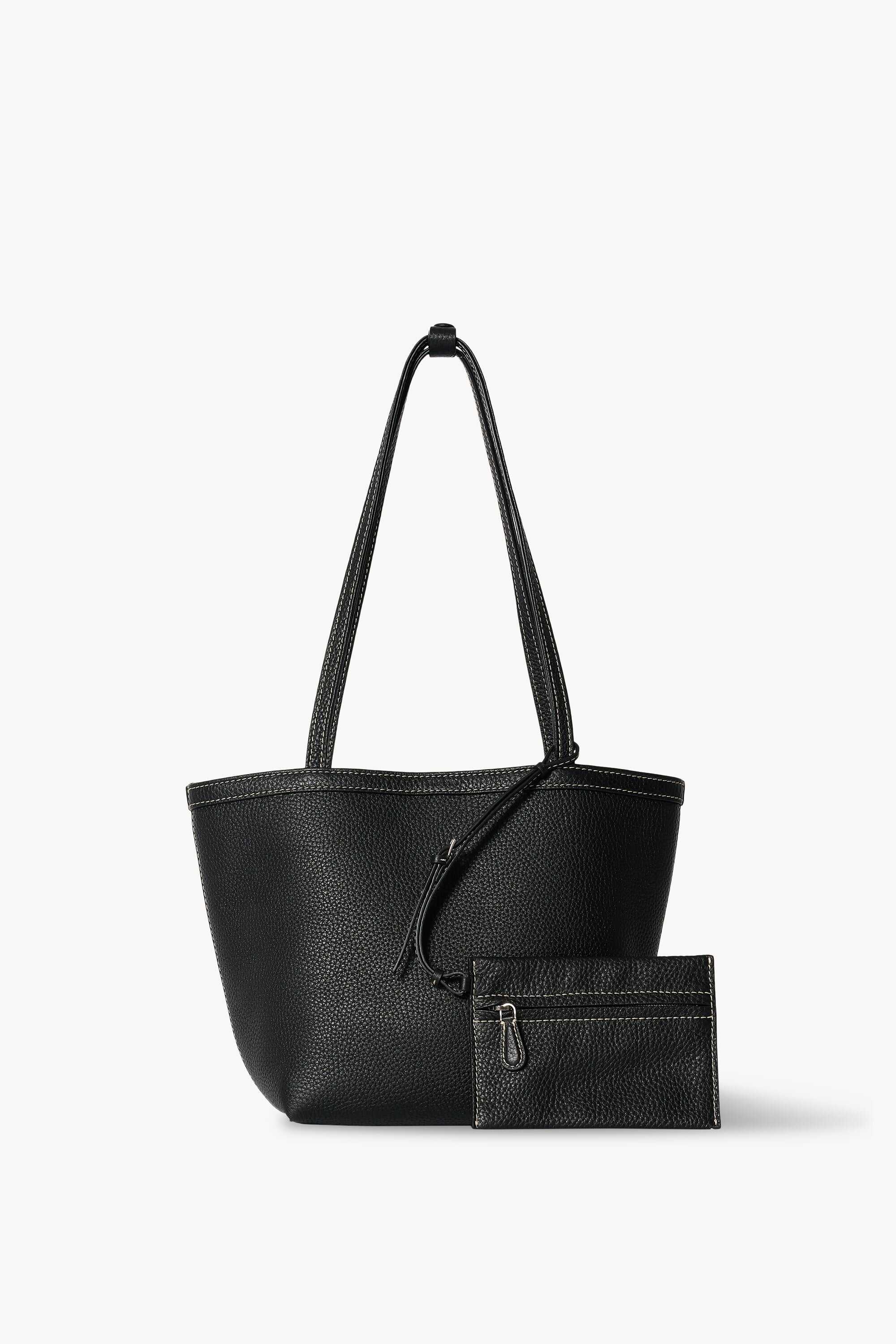 Medium Park Tote Stitch Bag in Leather