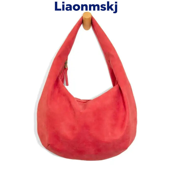 Bianca Soft Crescent Shoulder Bag Purse Handbag