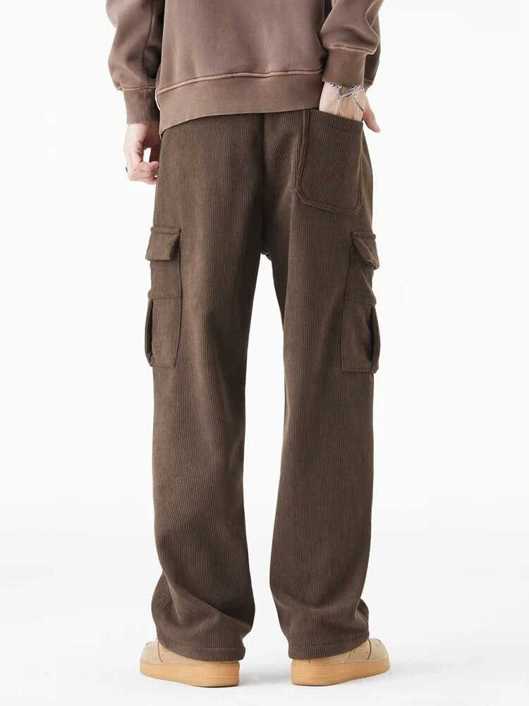 FLEECE LINED CARGO PANTS