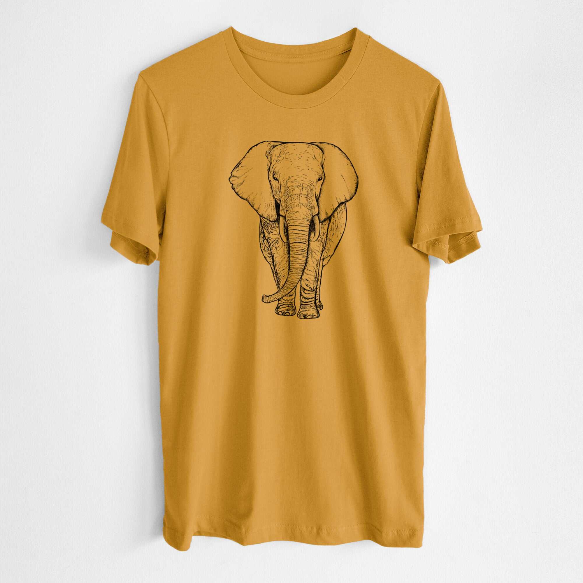Loxodonta africana - African Elephant - Lightweight 100% Cotton Unisex Crewneck