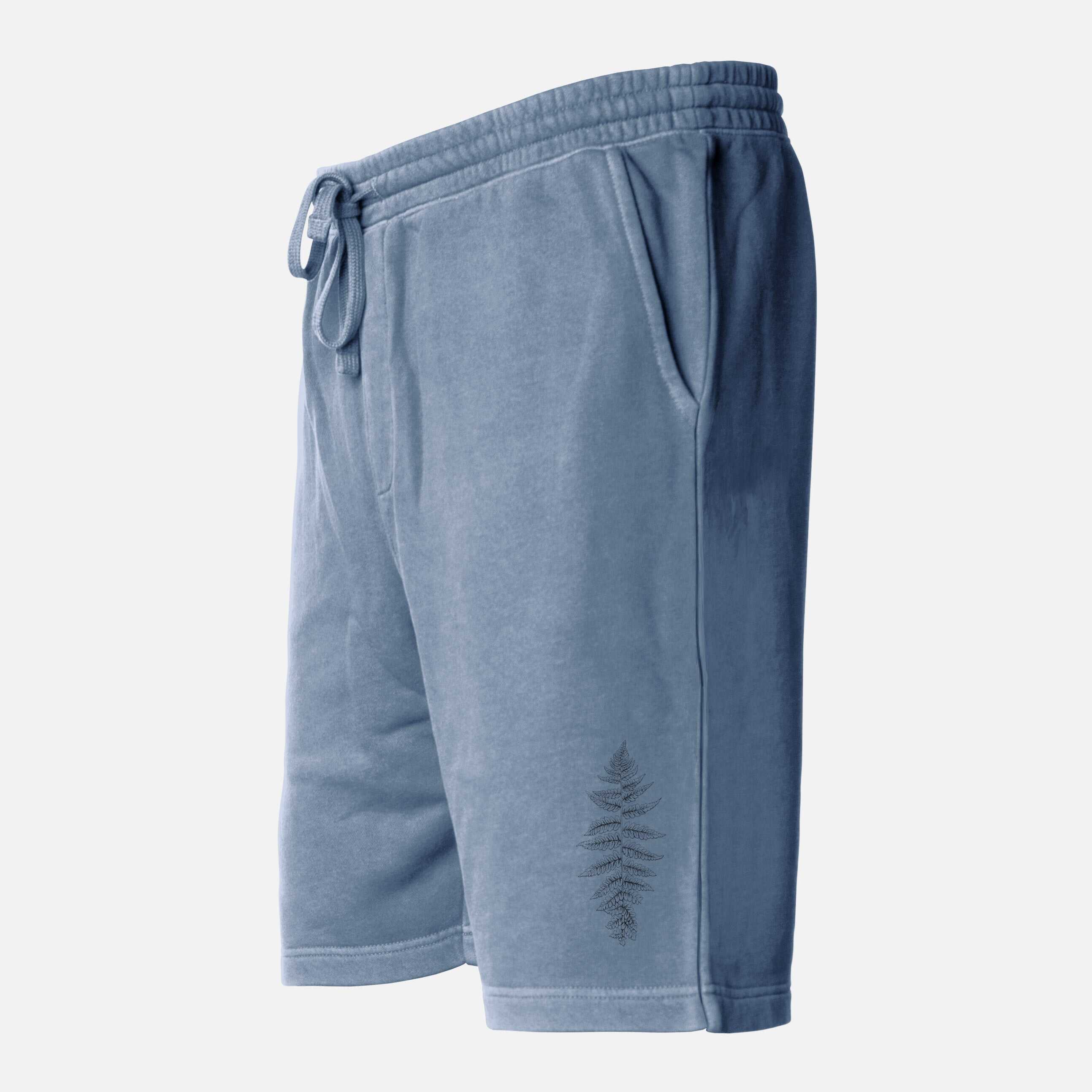 Athyrium filix femina - Lady Fern - Unisex Pigment Dyed Shorts