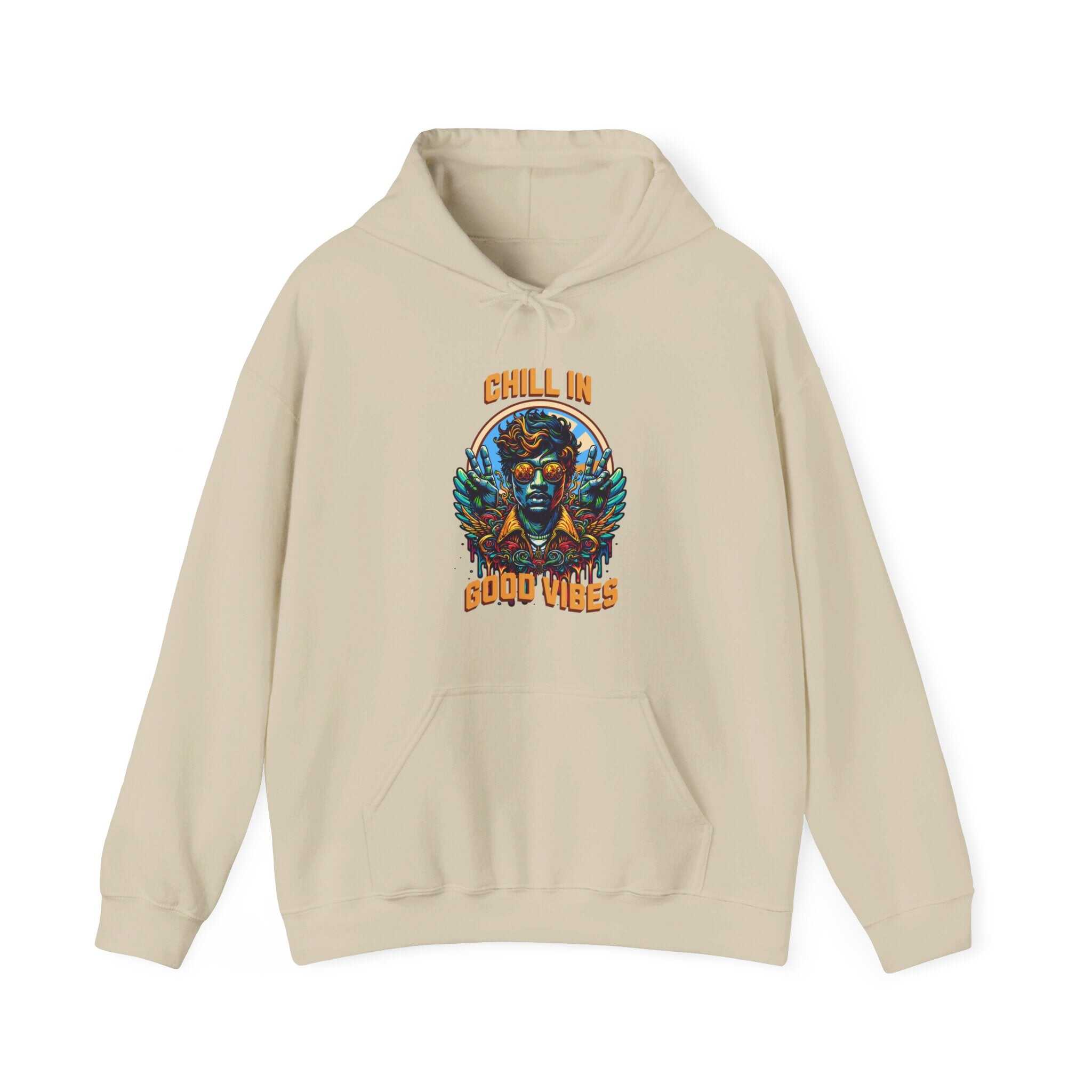 ZCKBDChill in good Vibes. Unisex Heavy Blend™ Hooded Sweatshirt