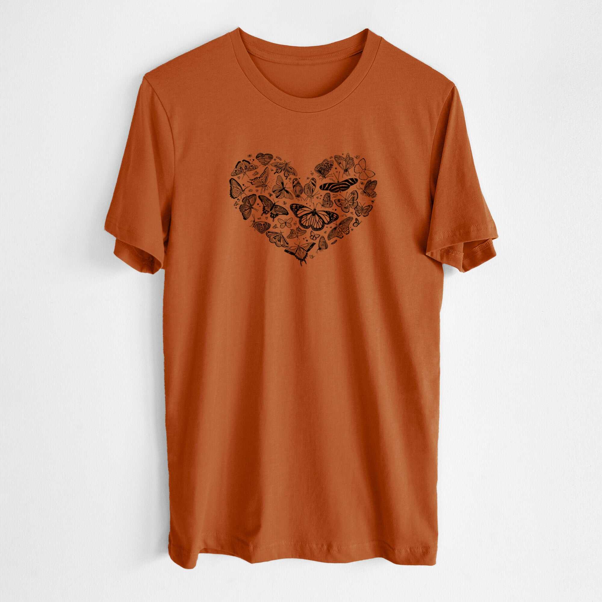 Heart Full of Butterflies - Lightweight 100% Cotton Unisex Crewneck