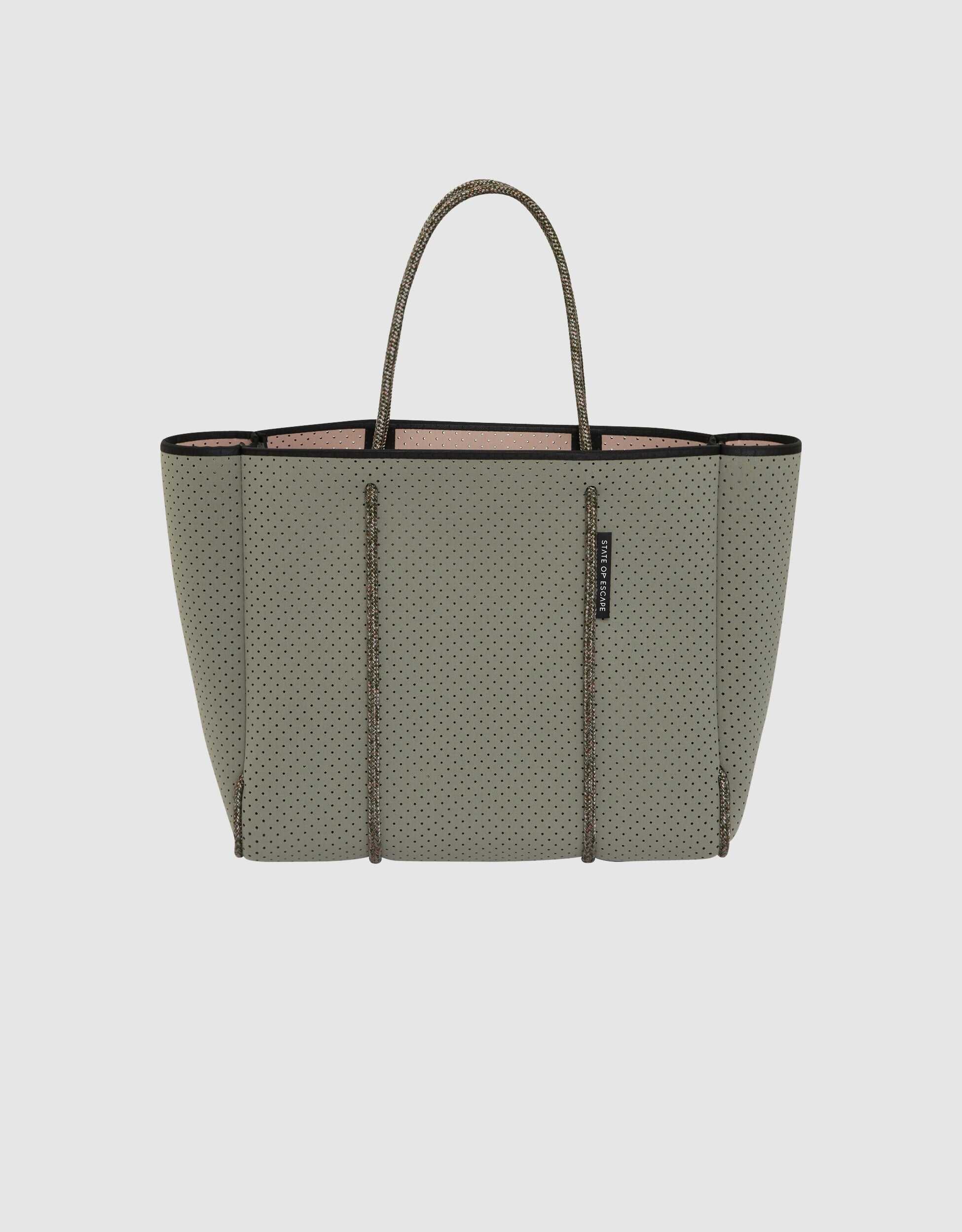 Flying Solo tote in sage / blush (dual tone)