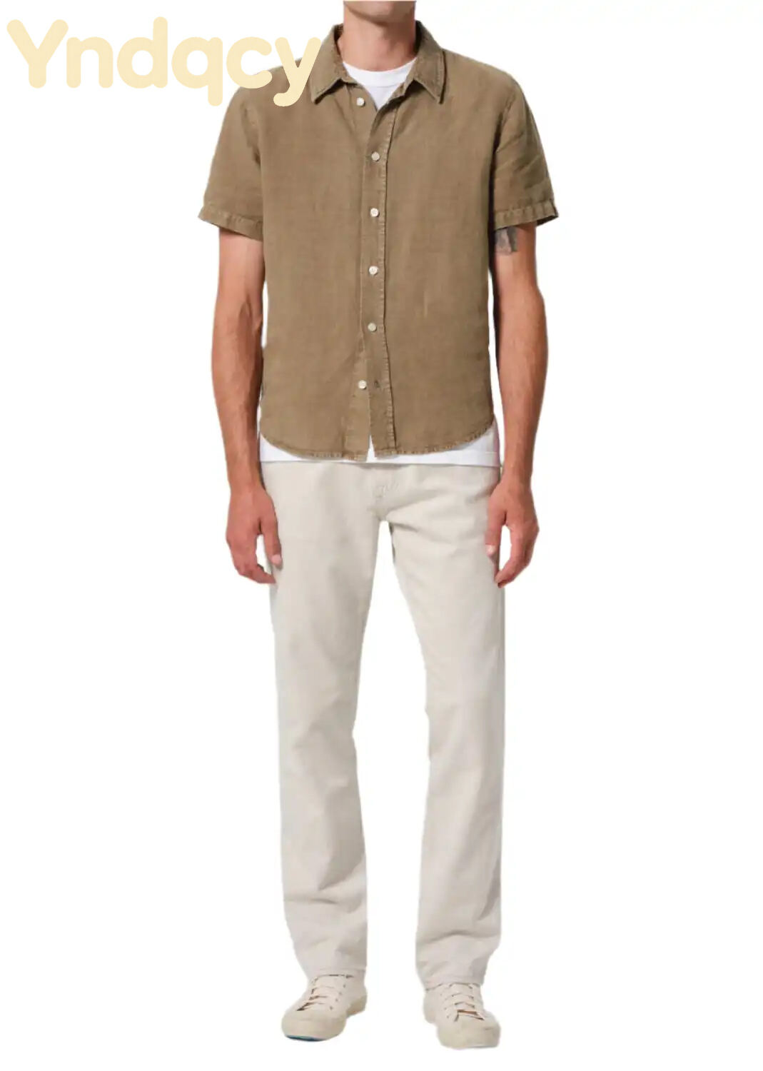 Citizens of Humanity Elijah Relaxed Straight in Stretch Linen