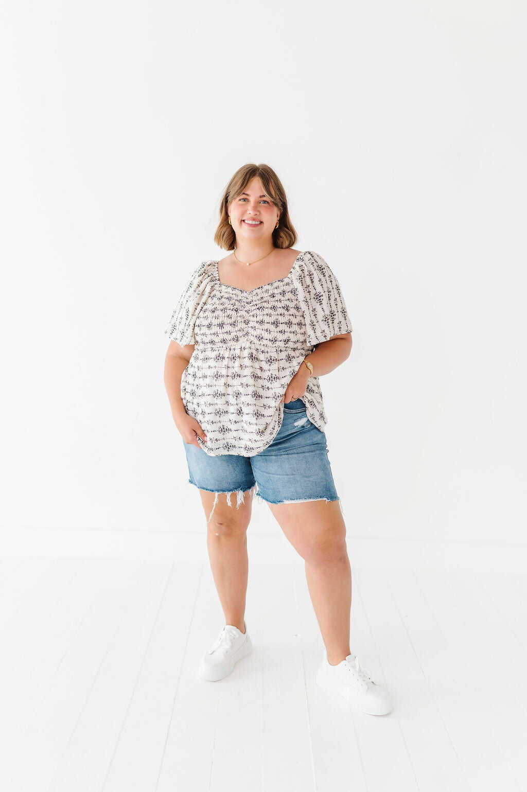 Vanessa Smocked Top