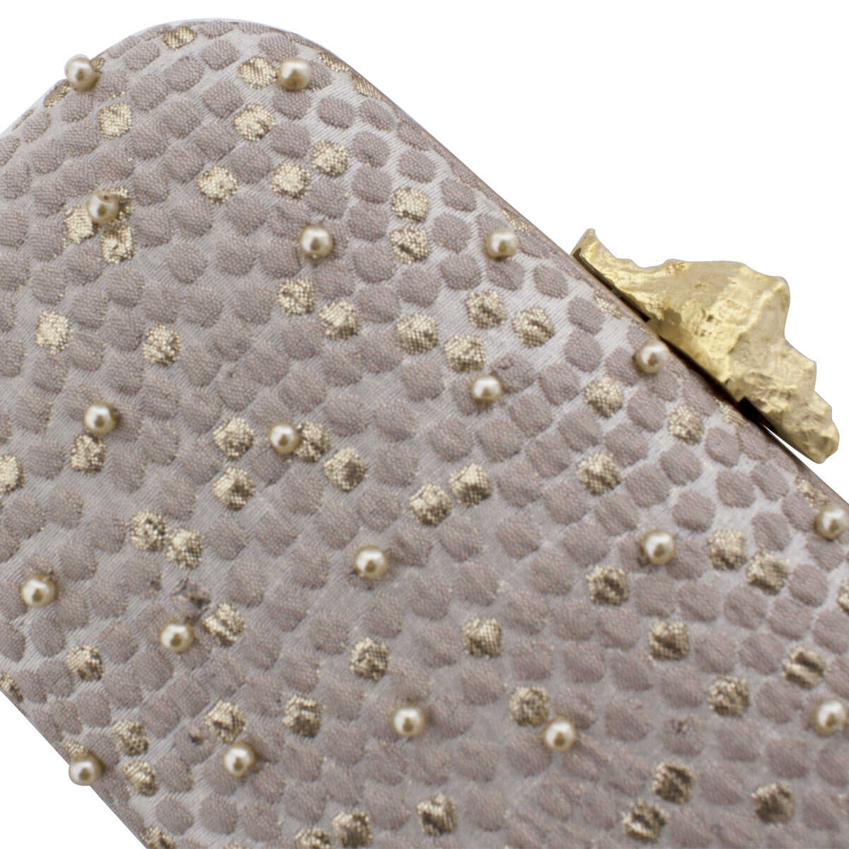 MUREX BUBBLES GOLD BOX CLUTCH
