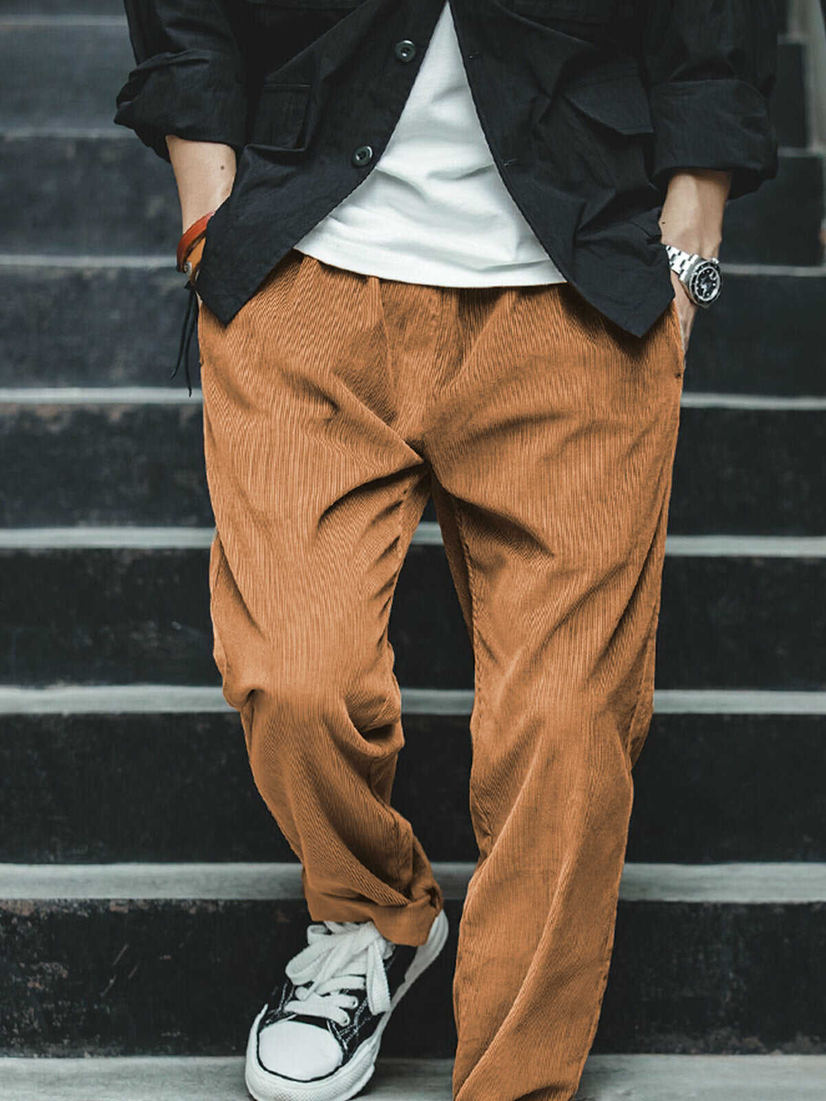 M's Corduroy Relaxed Fit Straight Pants