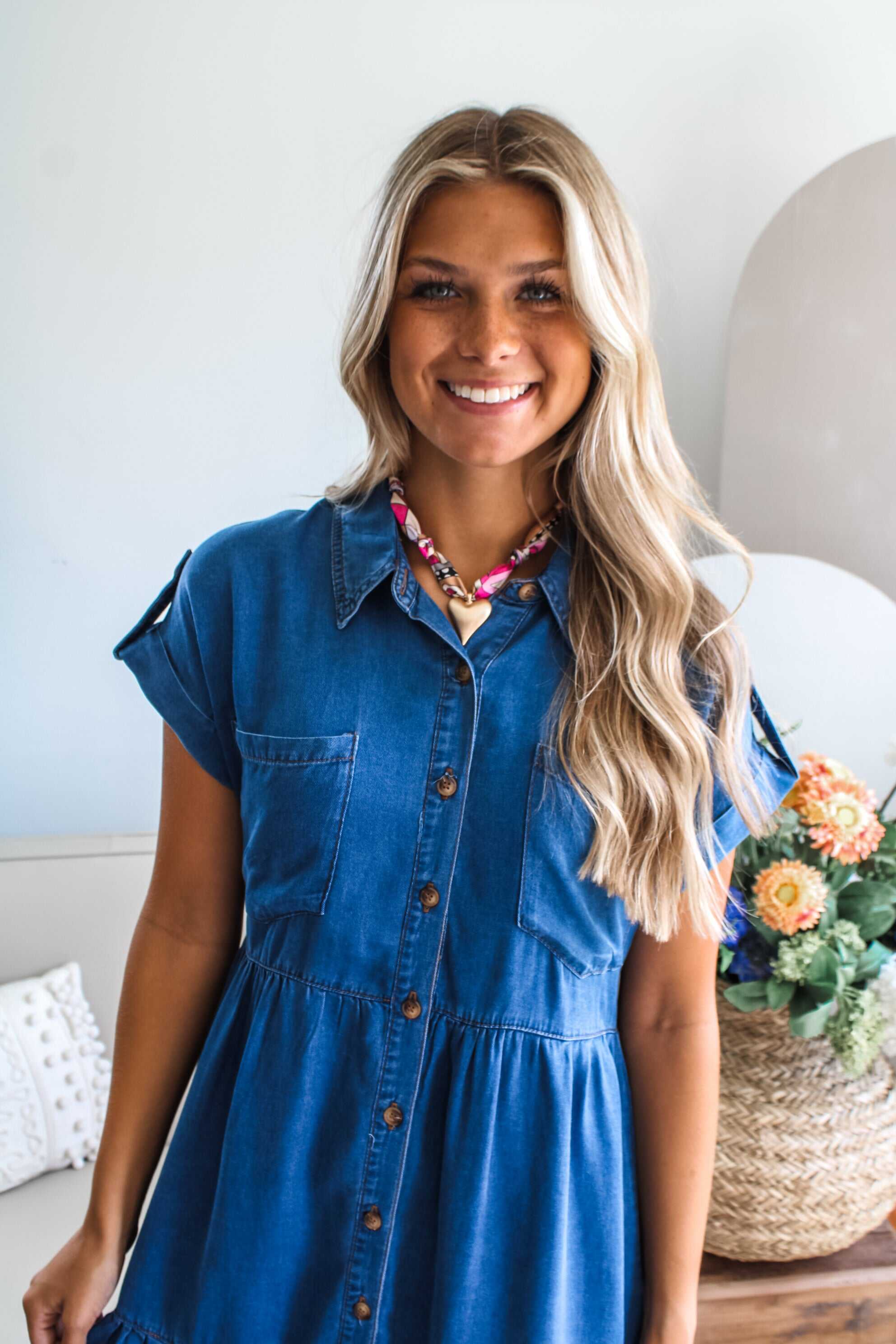Nashville Weekends Denim Dress • Dark Indigo