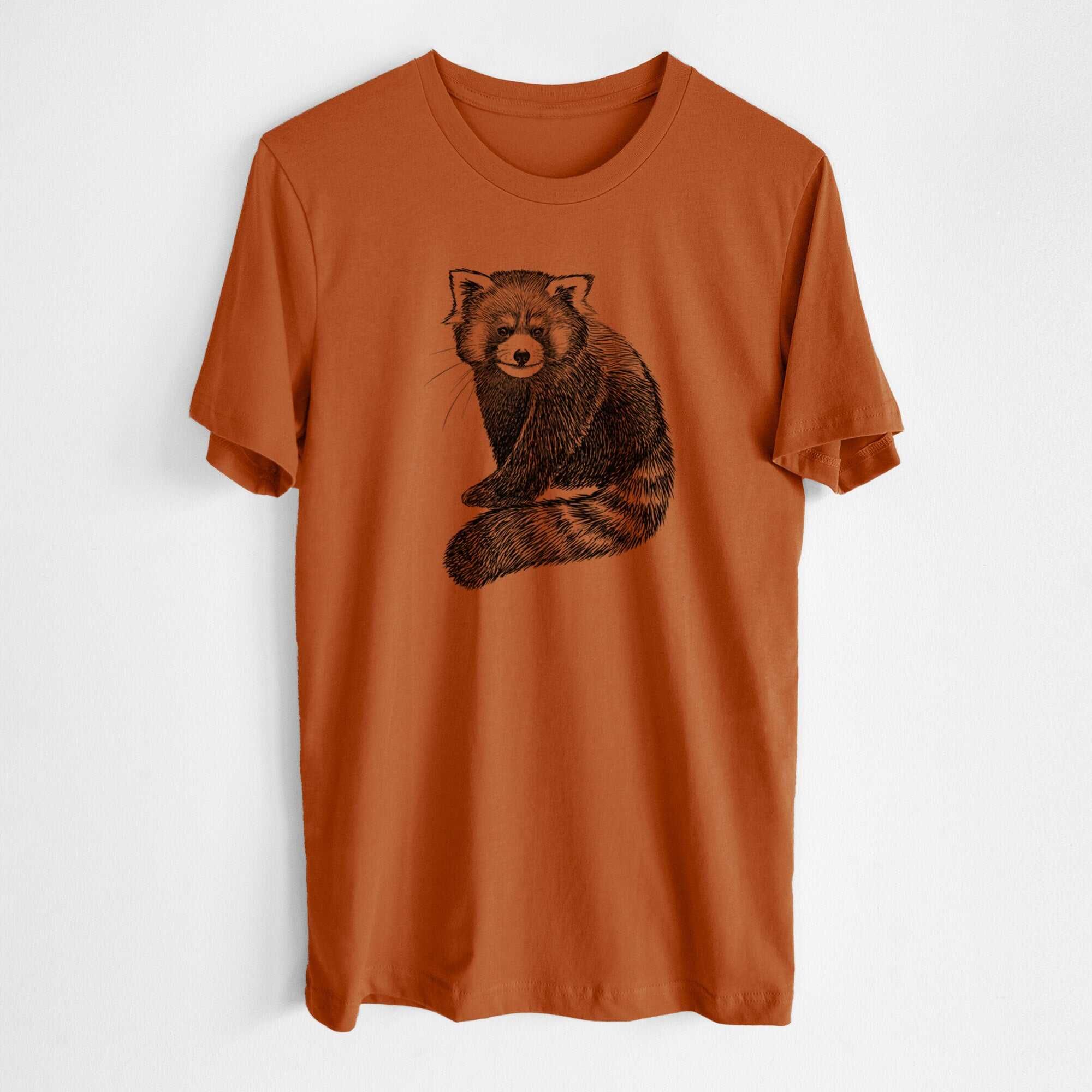 Red Panda - Ailurus fulgens styani - Lightweight 100% Cotton Unisex Crewneck