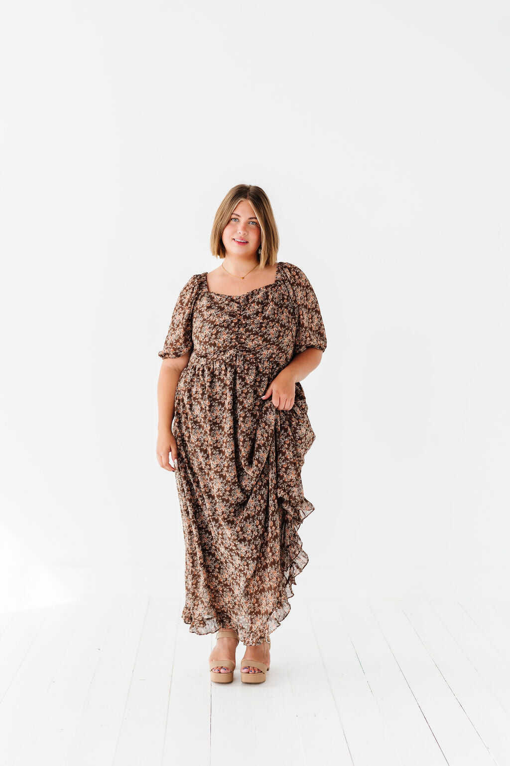 Larissa Floral Dress - Size Small, 2X, & 3X Left