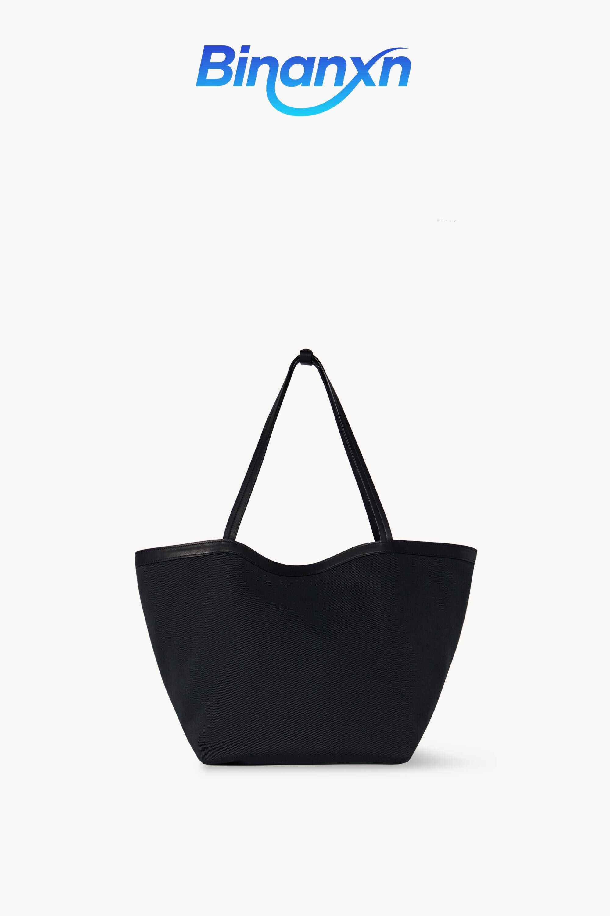 Park Tote Three Canvas Bag in Cotton and Leather