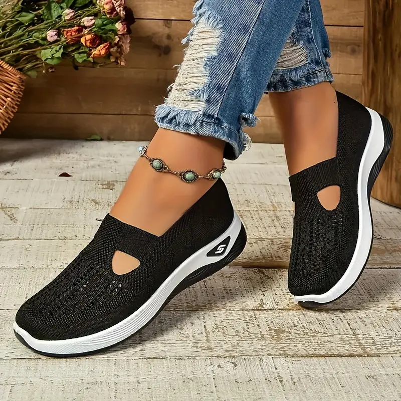 Women's Woven Orthopedic Breathable Soft Sole Shoes