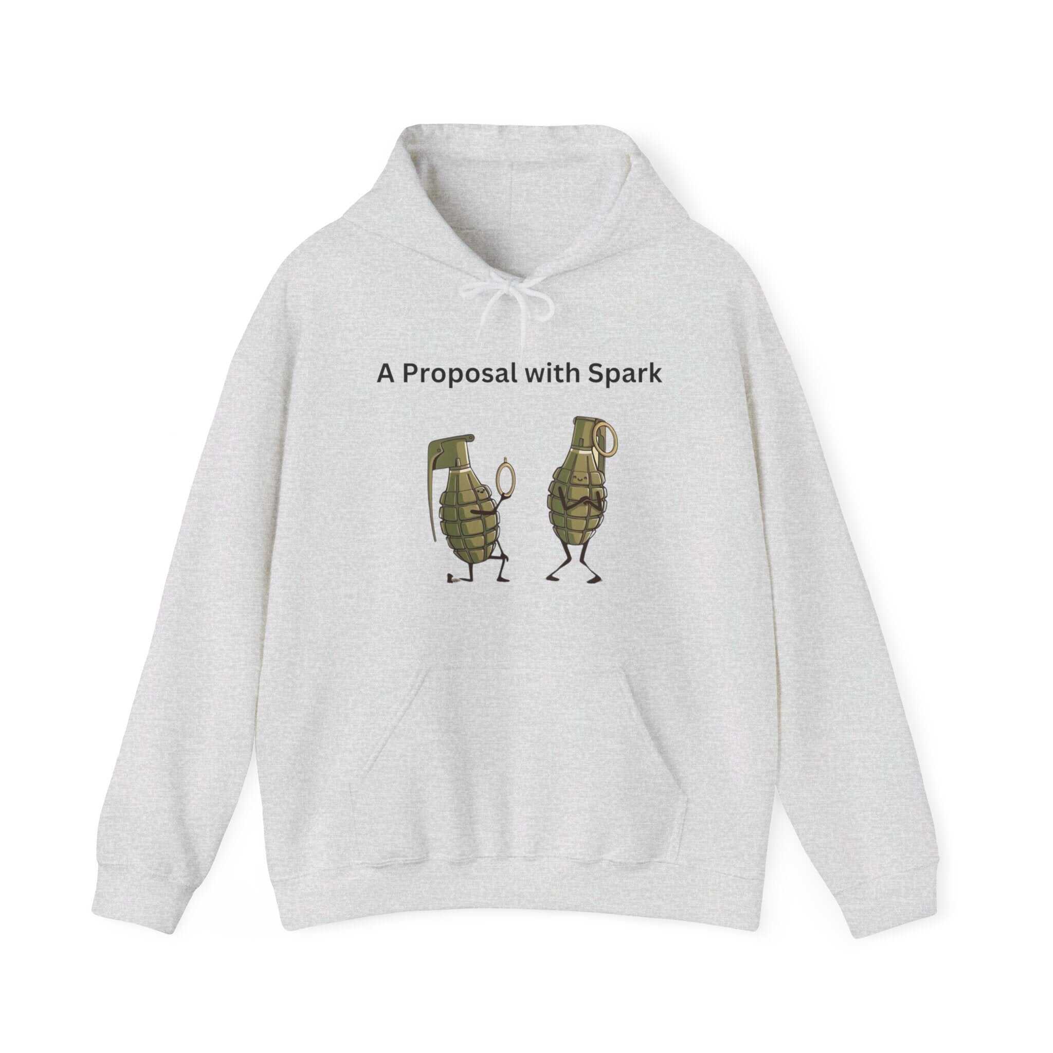 ZCKBDA Proposal with Spark. Unisex Heavy Blend™ Hooded Sweatshirt