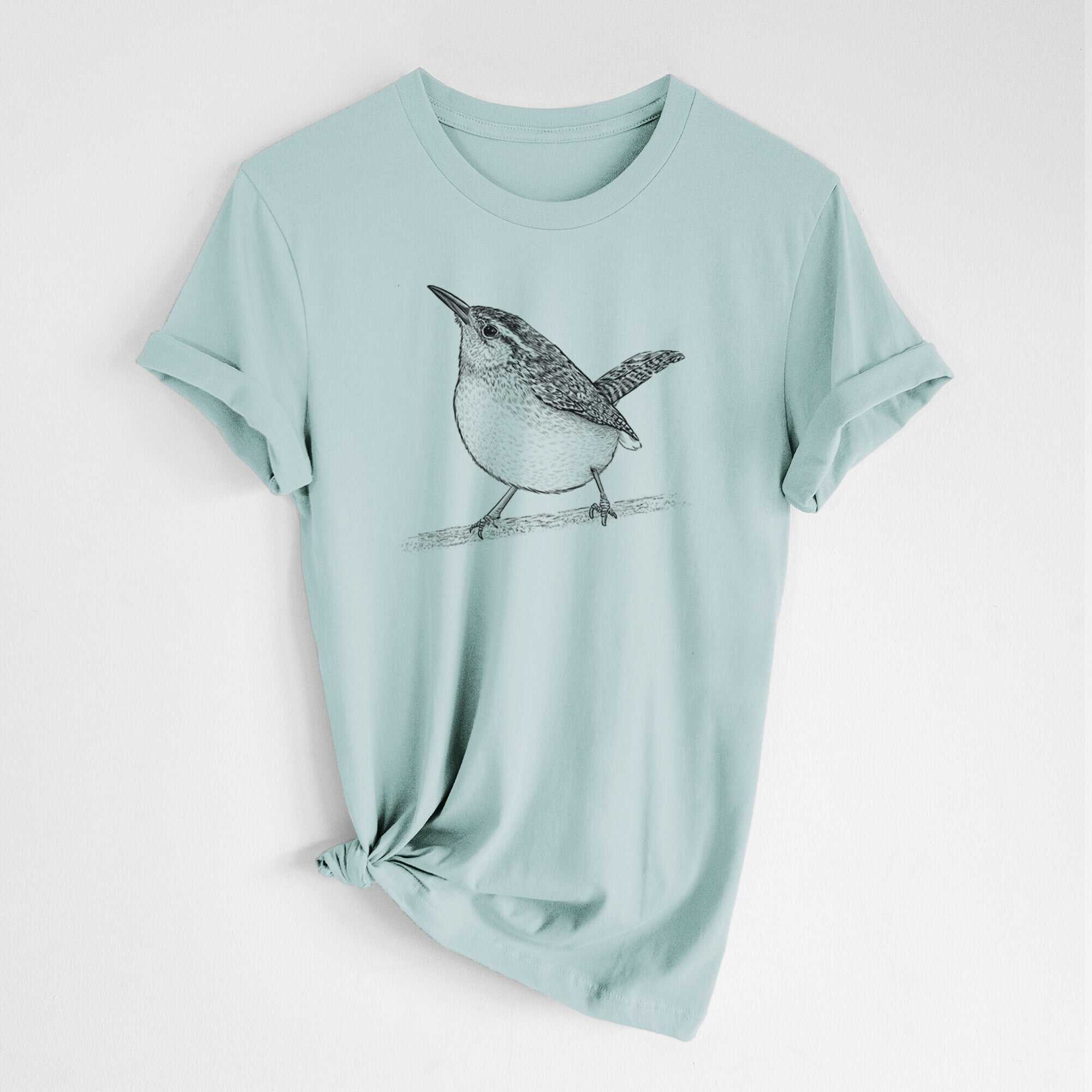 Carolina Wren - Thryothorus ludovicianus - Lightweight 100% Cotton Unisex Crewneck