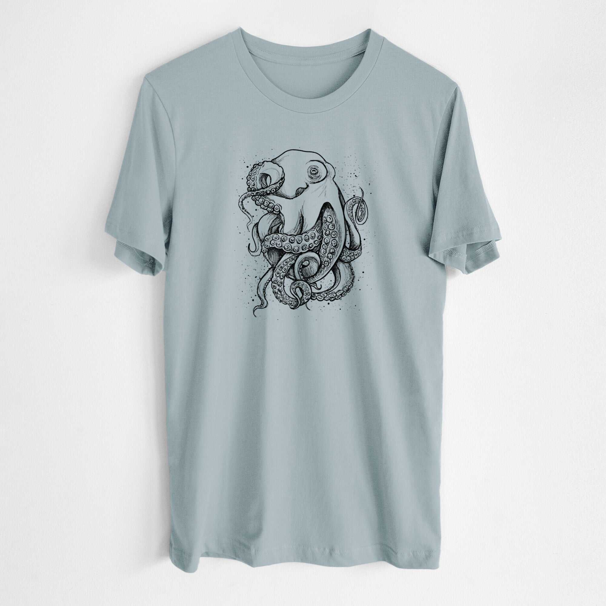 Octopus Vulgaris - Common Octopus - Lightweight 100% Cotton Unisex Crewneck