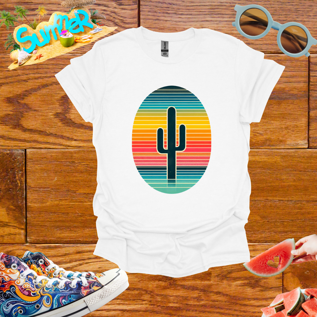 ZCKBDColorful Cactus T-Shirt