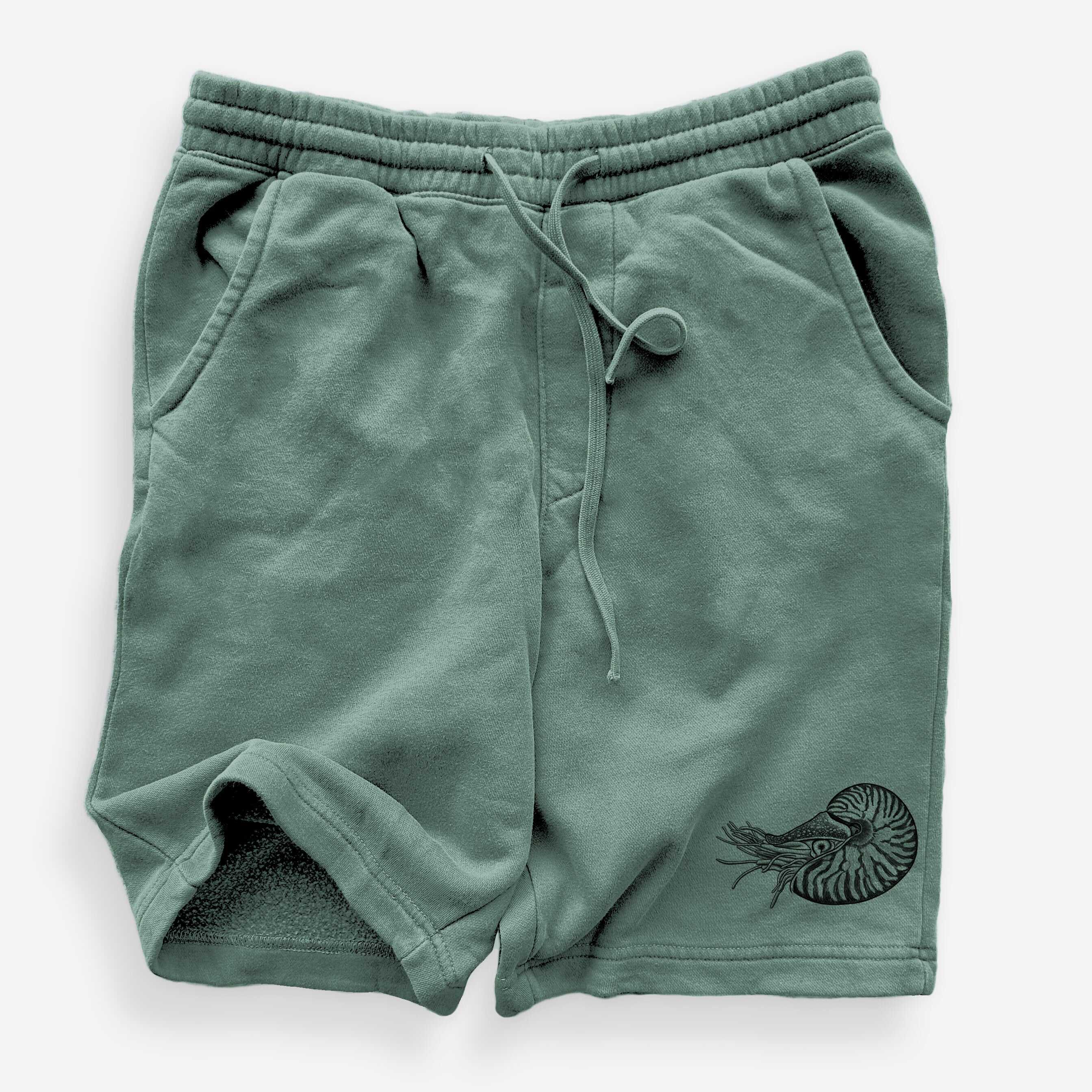 Palau Nautilus - Nautilus belauensis - Unisex Pigment Dyed Shorts