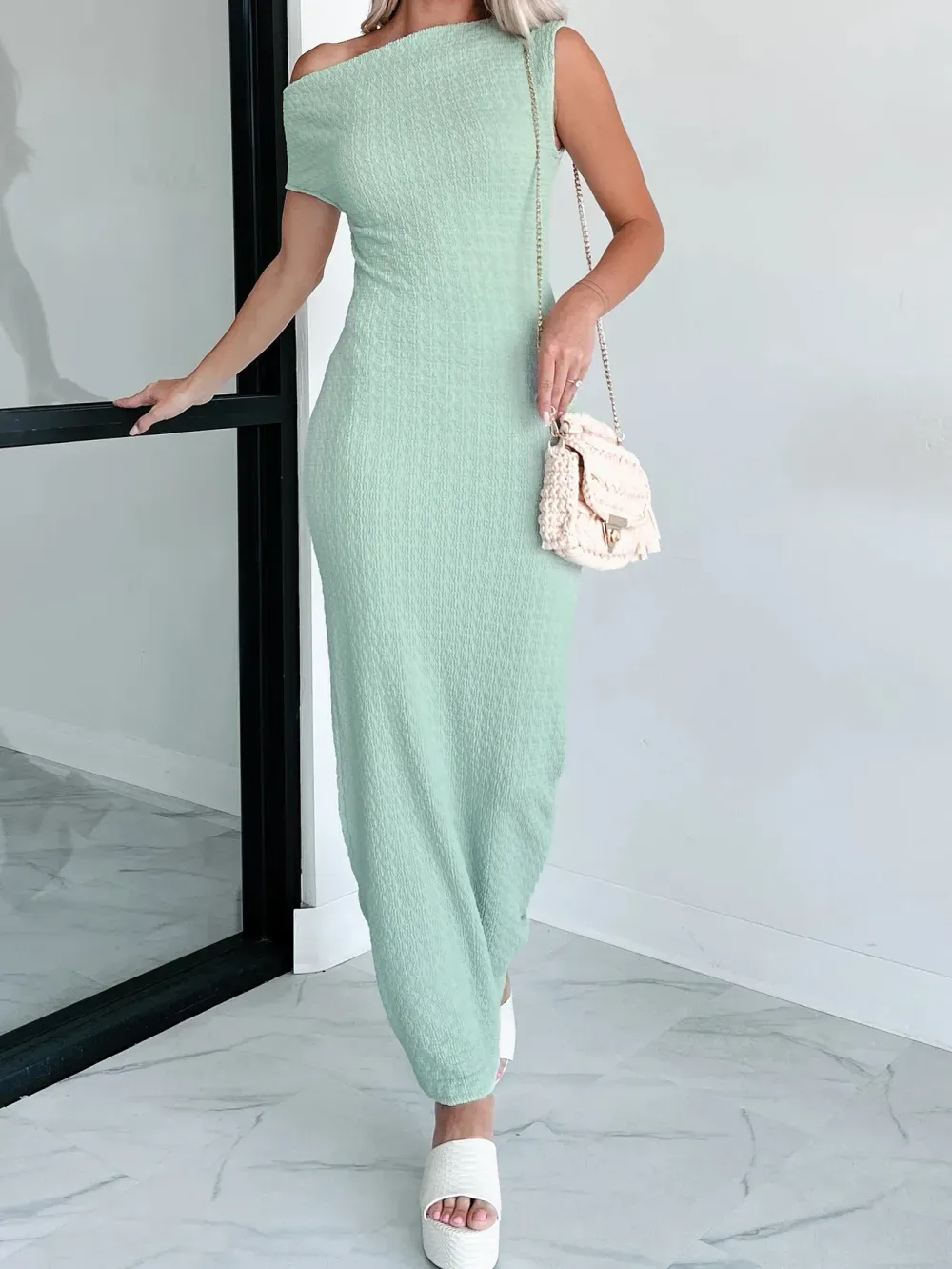 Sunset Memories Satin Midi Dress