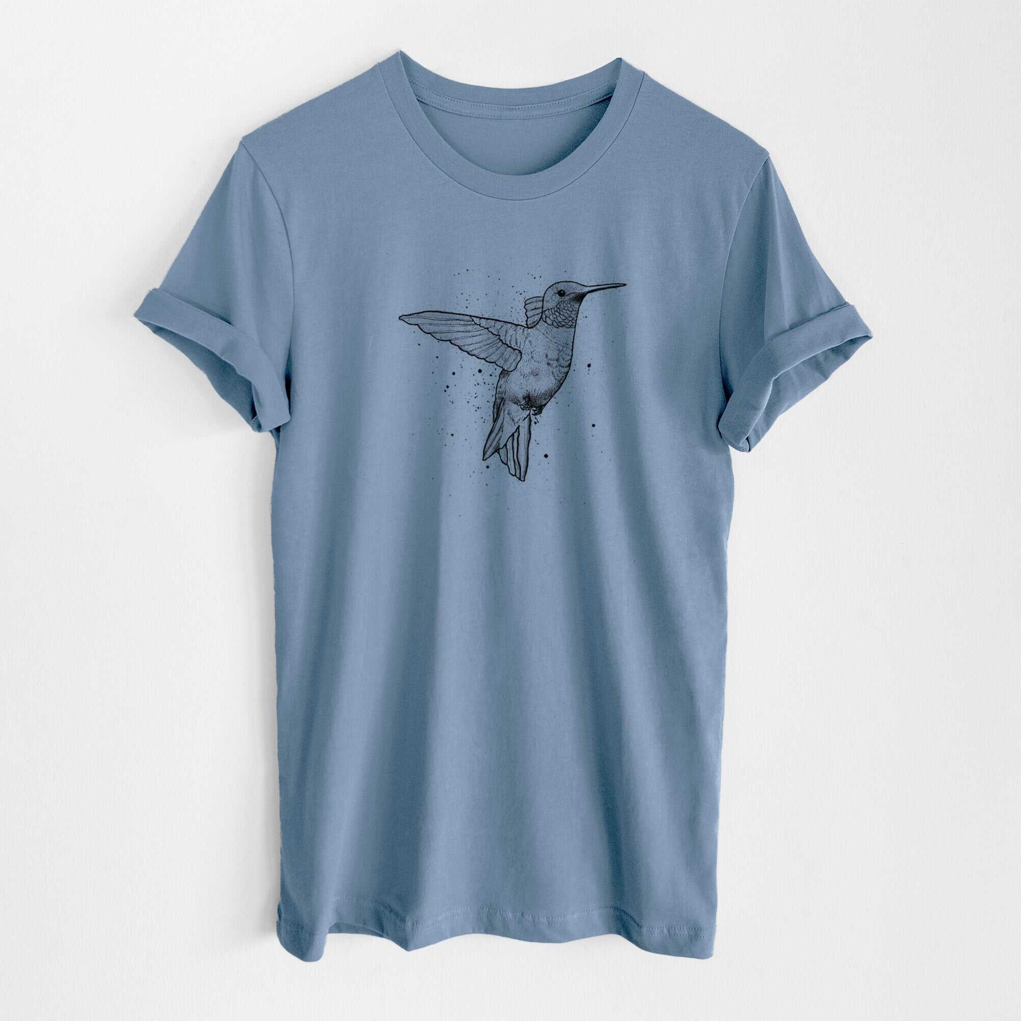 Archilochus Colubris - Ruby-throated Hummingbird - Lightweight 100% Cotton Unisex Crewneck