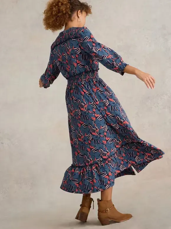 Jonie Shirred Jersey Dress