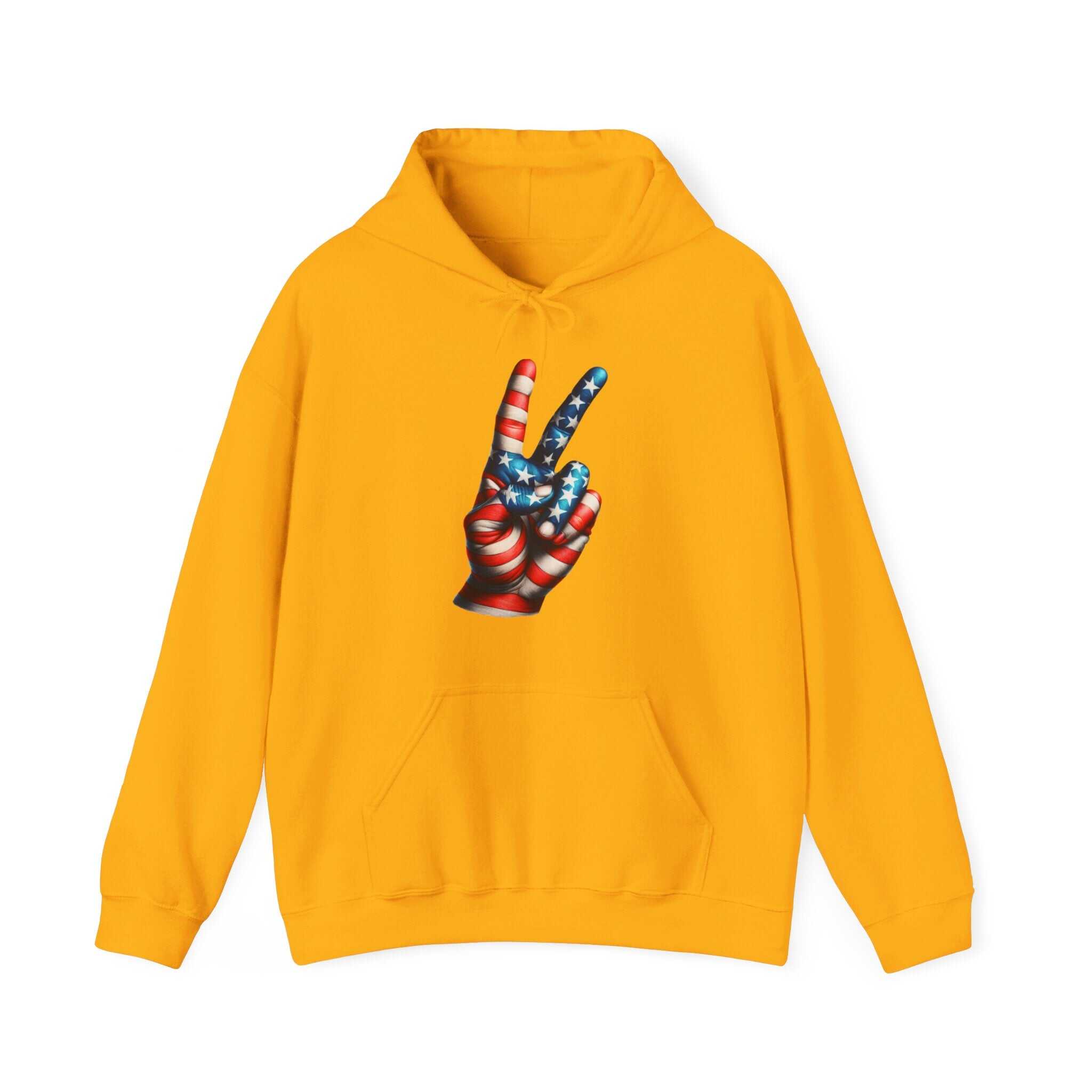 ZCKBDAmerica Peace. Unisex Heavy Blend™ Hooded Sweatshirt