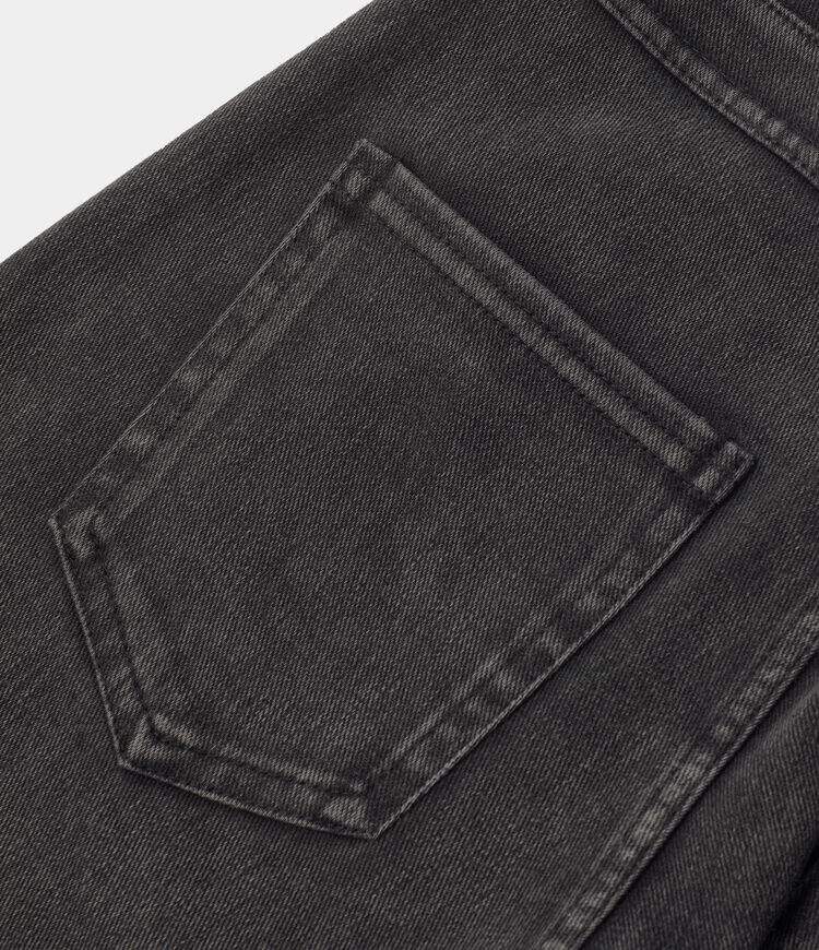 Ha High Waisted Back Side Pocket Stretchy Knit Denim Casual Leggings