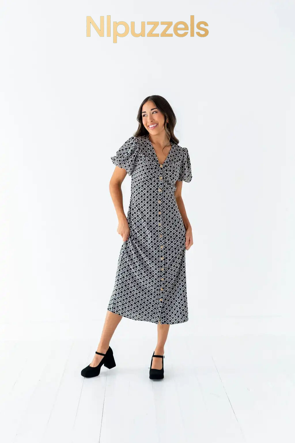 Wanda Vintage Dress - Size XL & 4XL Left