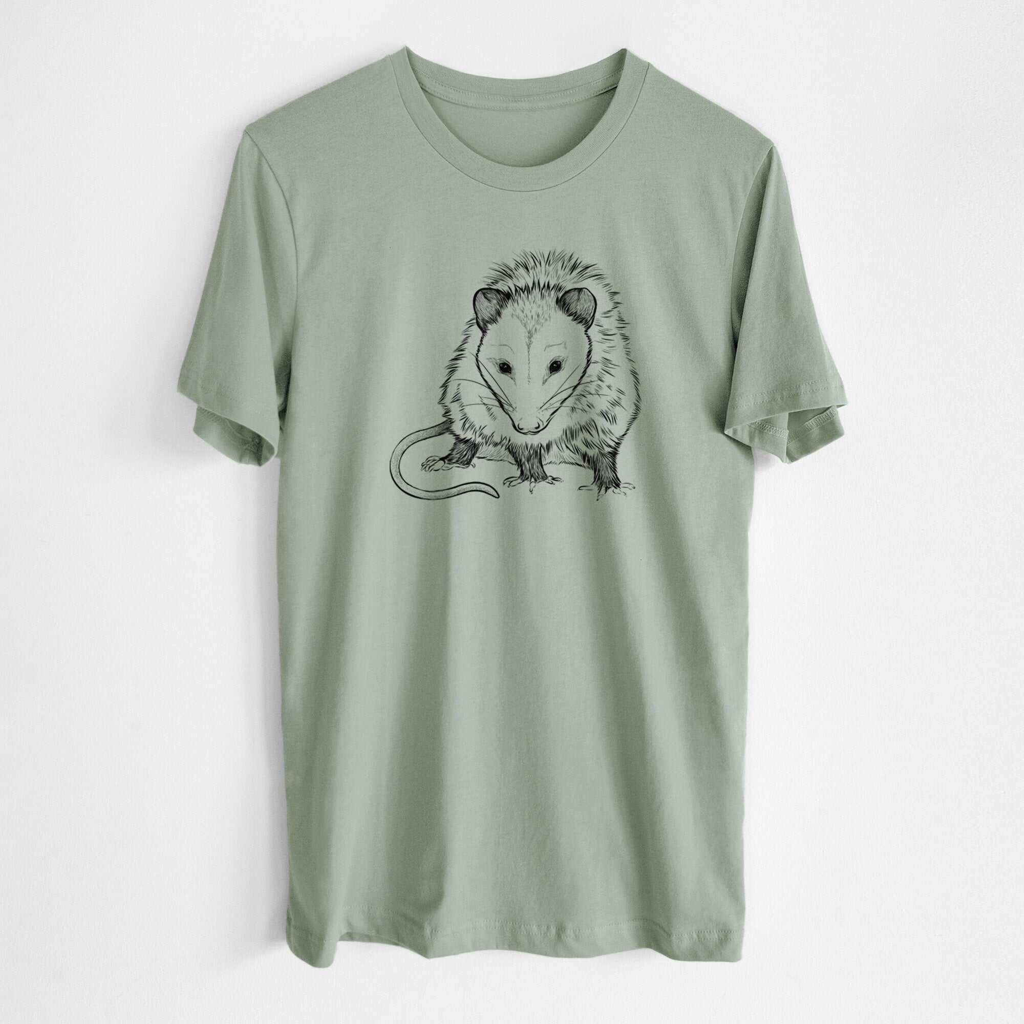 Virginia Opossum - Didelphis virginiana - Lightweight 100% Cotton Unisex Crewneck