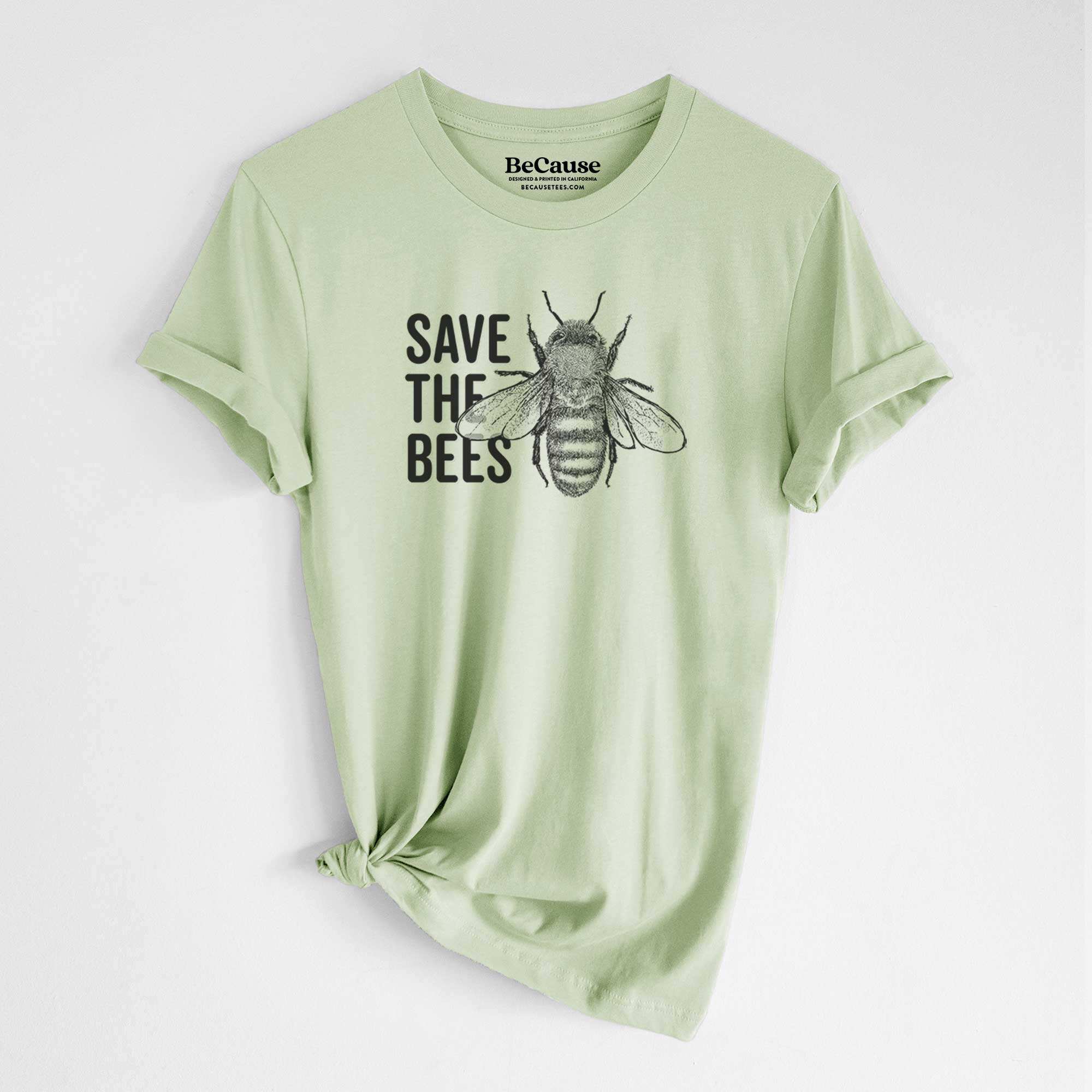 Save the Bees - Lightweight 100% Cotton Unisex Crewneck