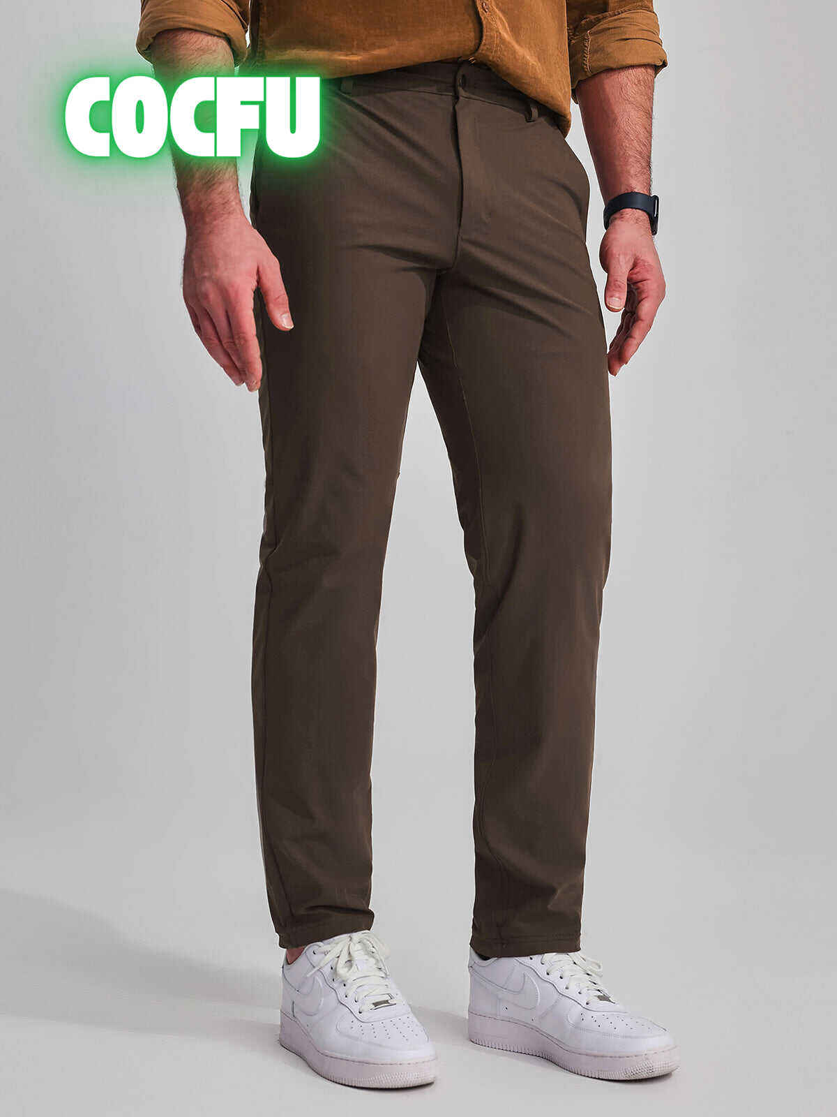 M's Commission Everyday Performance Chino Pants Olive Brown