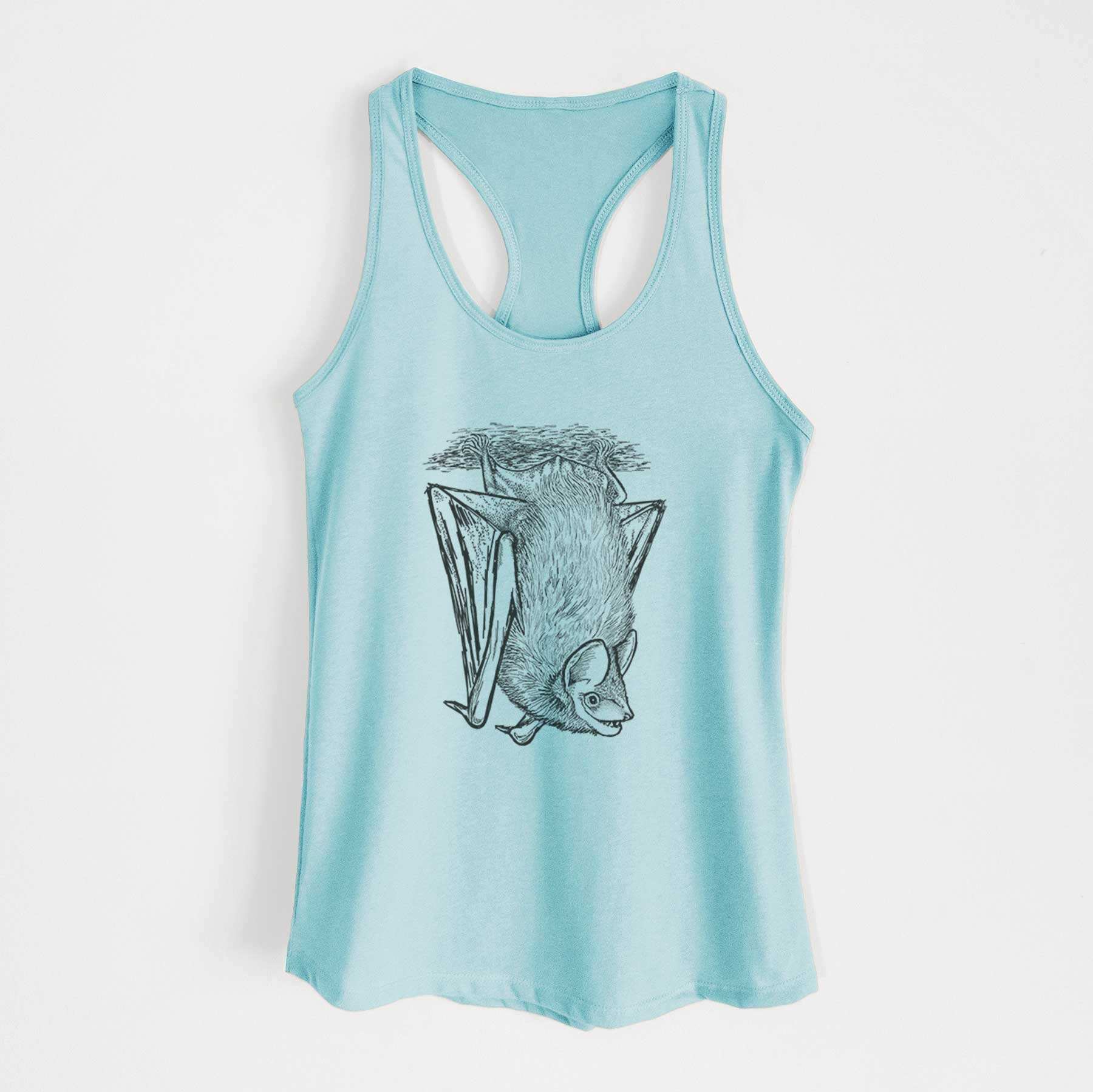 Eptesicus fuscus - Big Brown Bat - Women's Racerback Tanktop