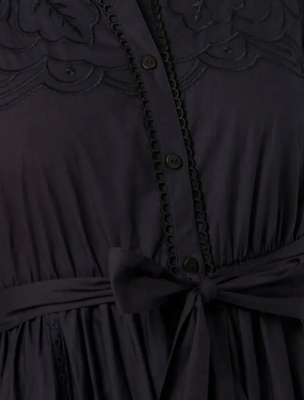 Broderie Midi Dress