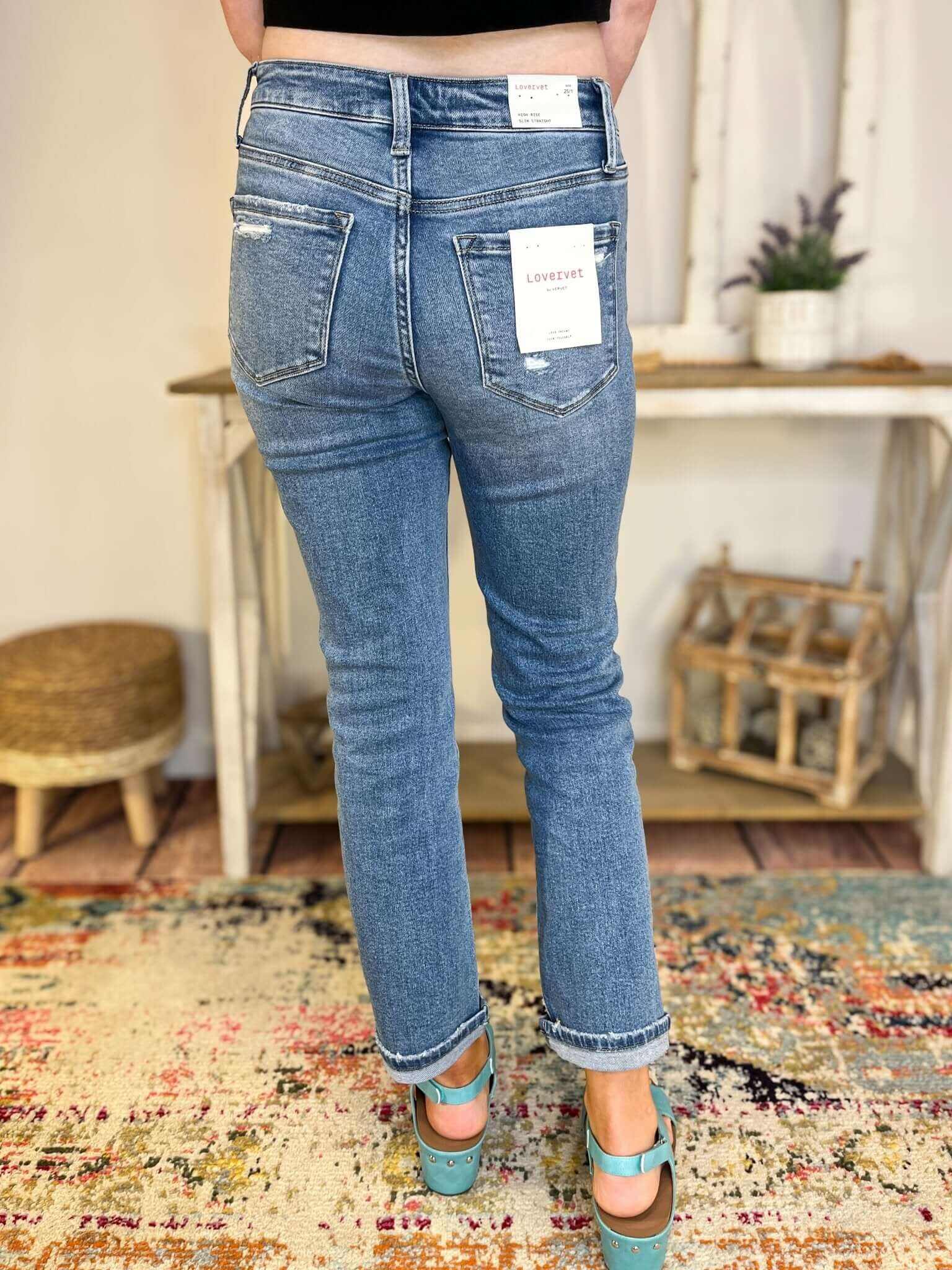 Lovervet by Vervet Apotheosis Slim Straight Jeans