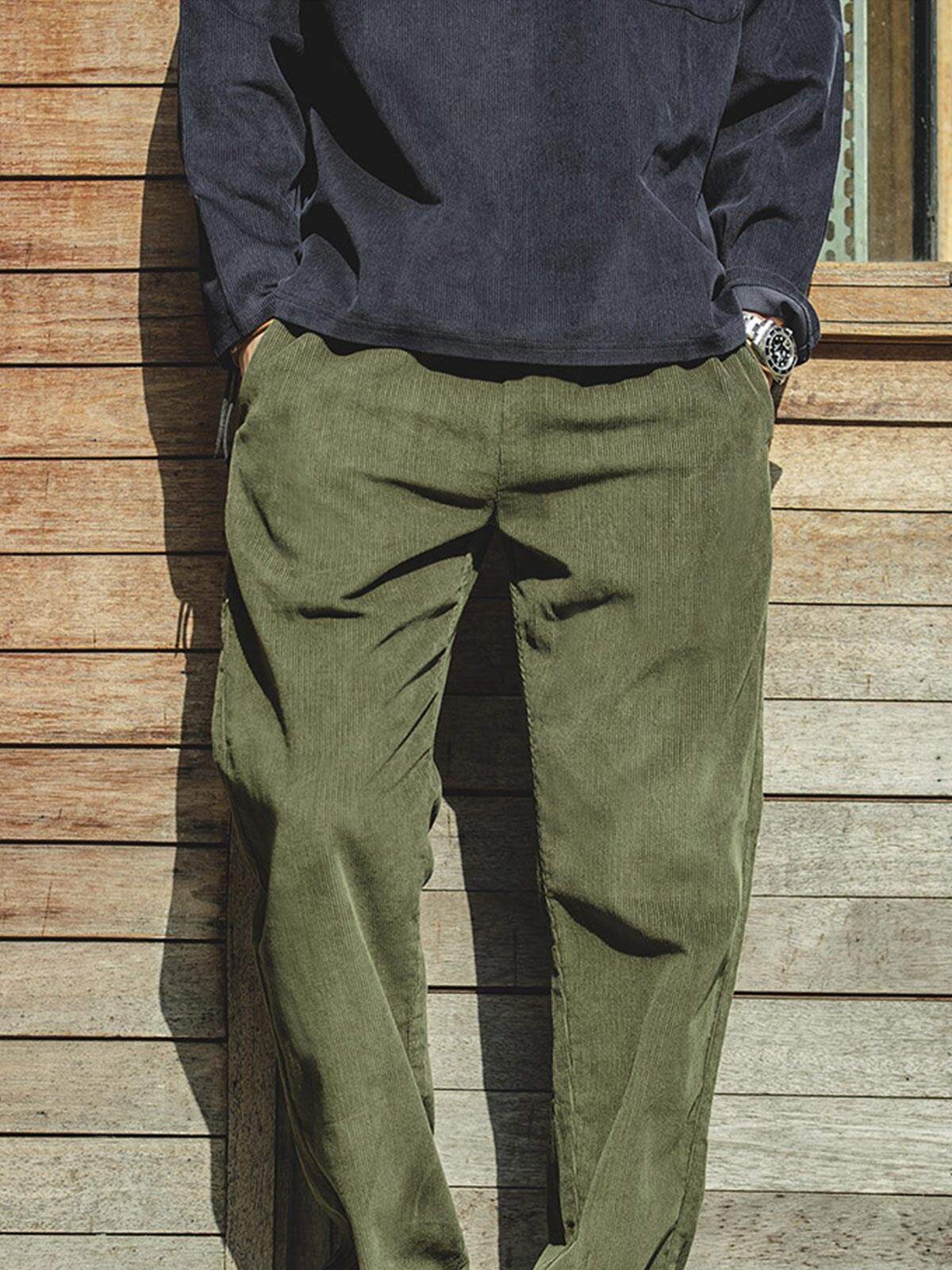 M's Corduroy Relaxed Fit Straight Pants