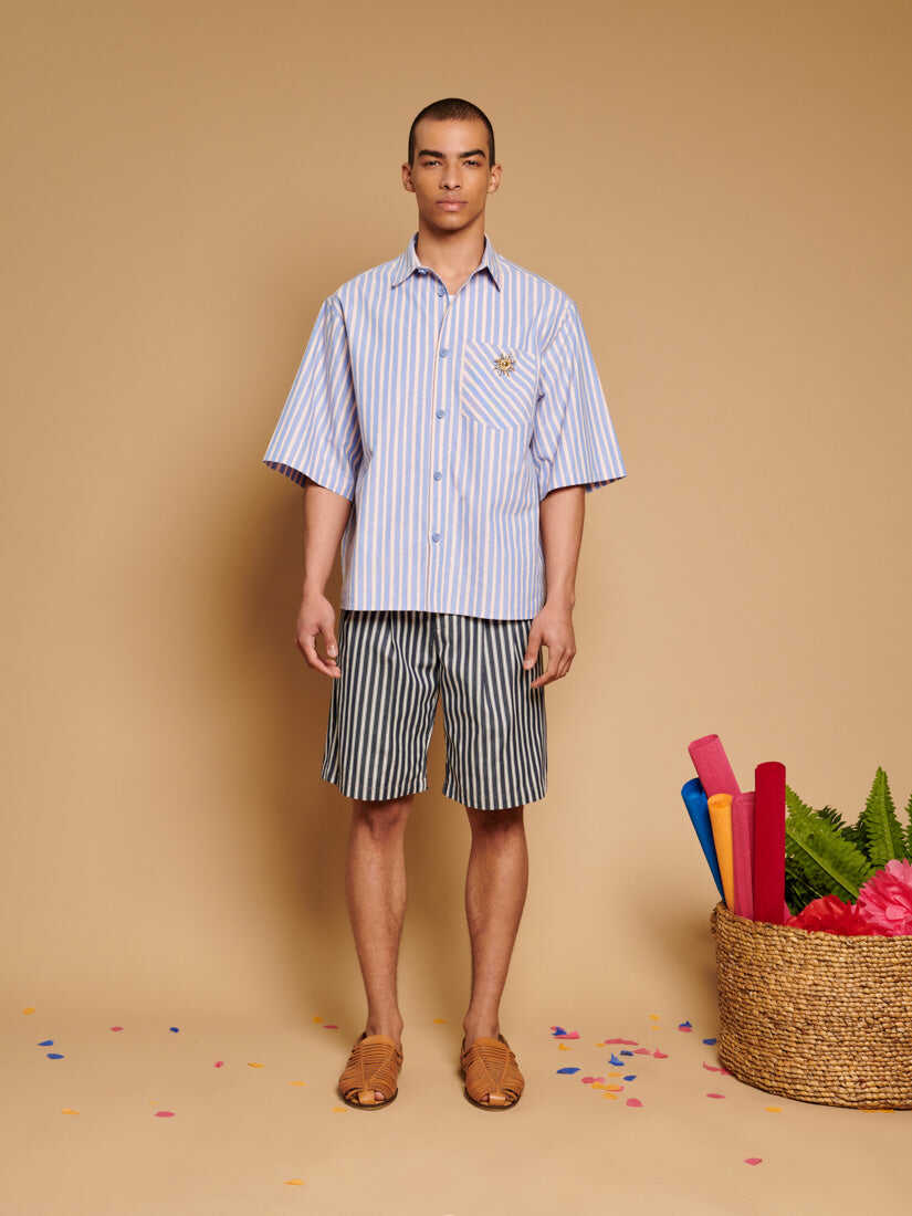 Verano Boxy Striped Shirt