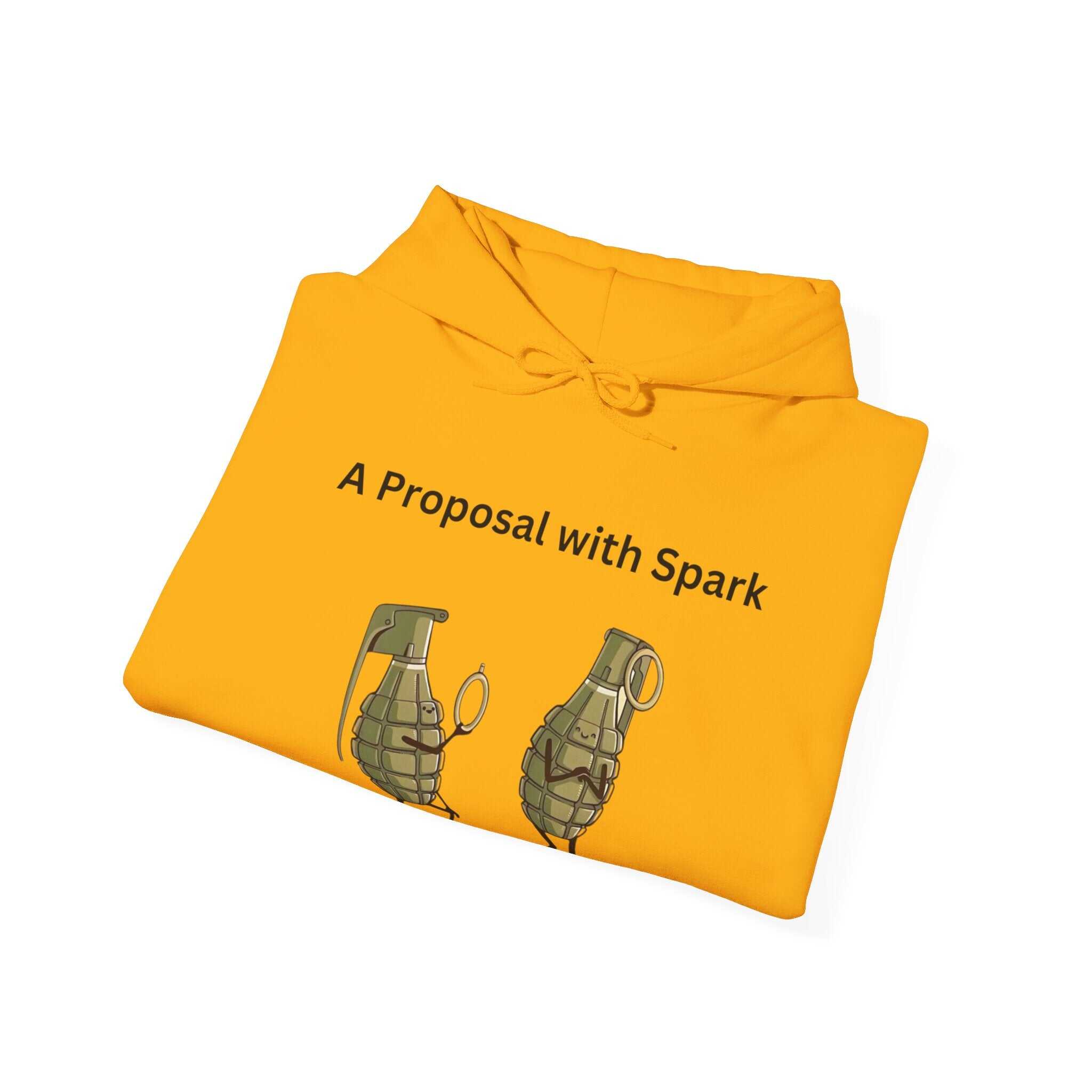 ZCKBDA Proposal with Spark. Unisex Heavy Blend™ Hooded Sweatshirt