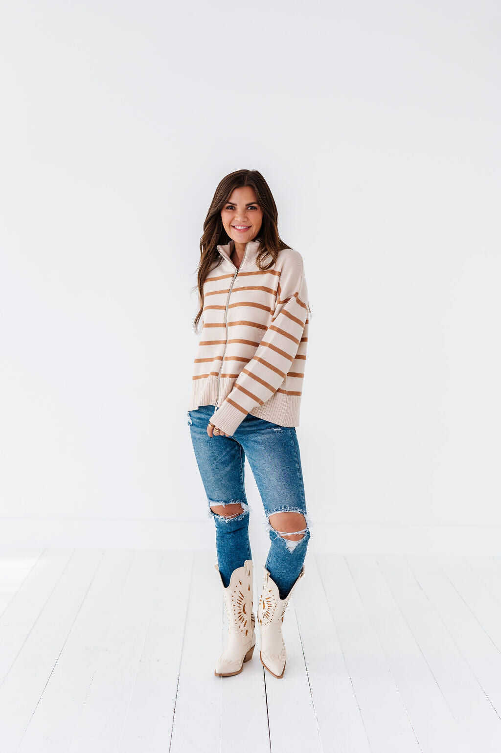 Sedona Zip Up Sweater - Size Small, Large, & XL Left