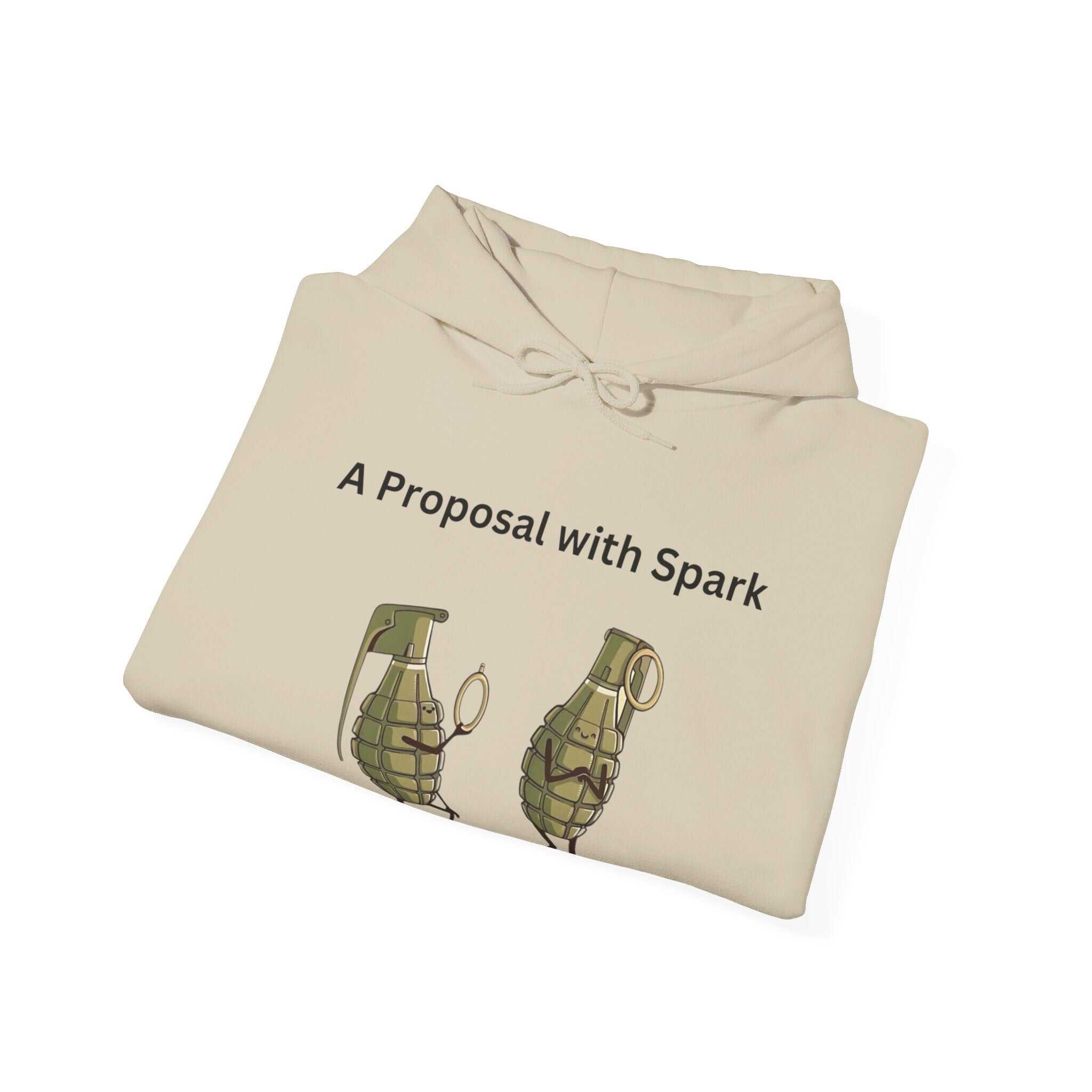 ZCKBDA Proposal with Spark. Unisex Heavy Blend™ Hooded Sweatshirt