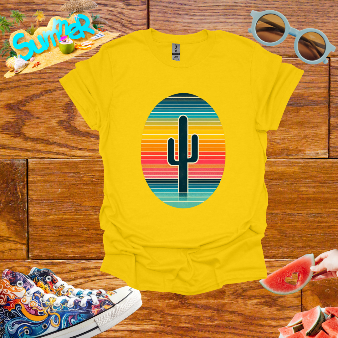 ZCKBDColorful Cactus T-Shirt