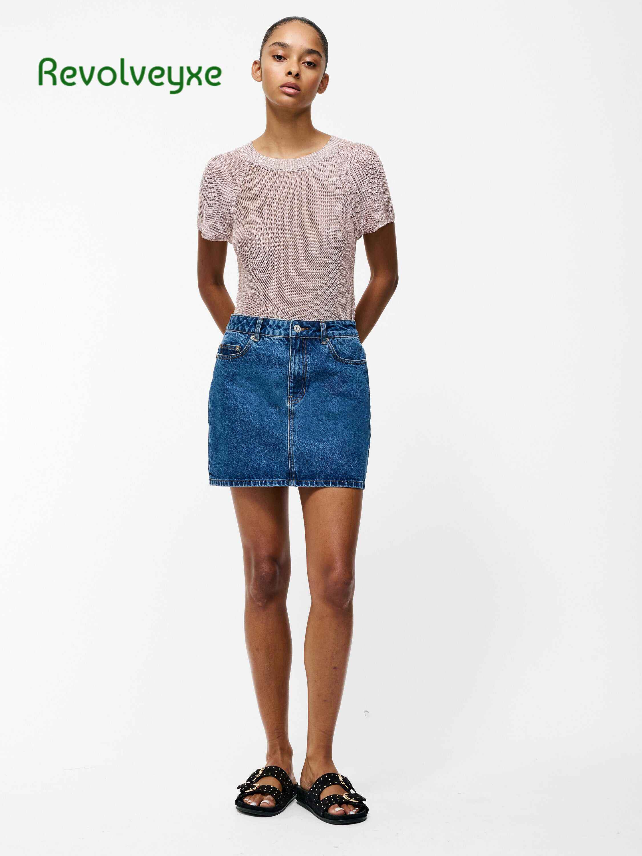 Dallas Denim Mini Skirt
