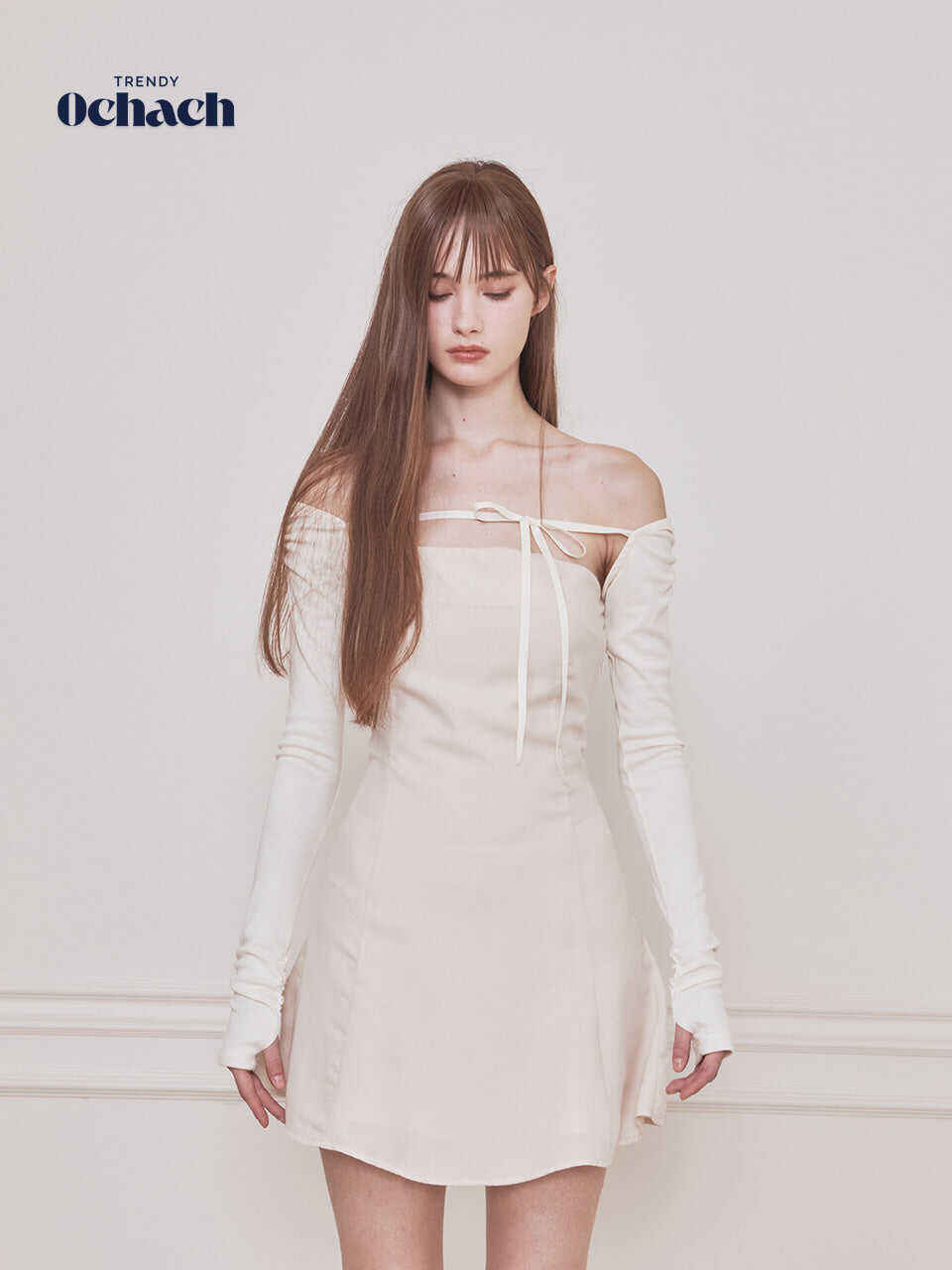 Fay Bolero Dress BEIGE