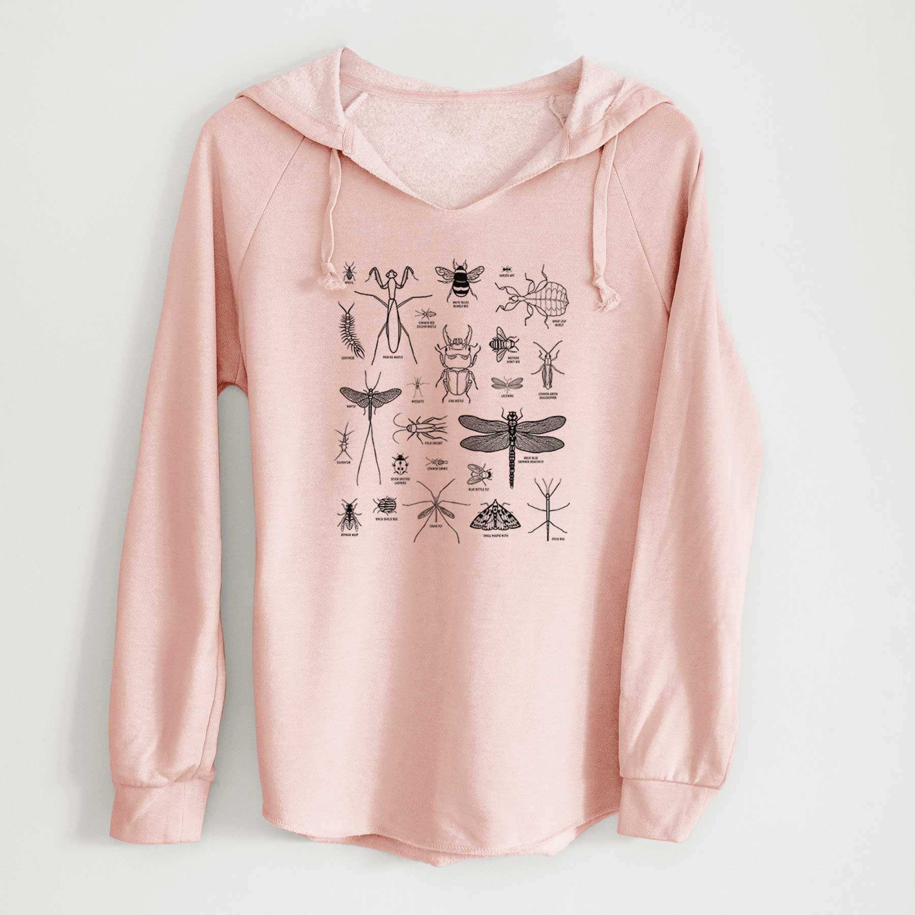 Chart of Arthropods/Insects - Cali Wave Hooded Sweatshirt